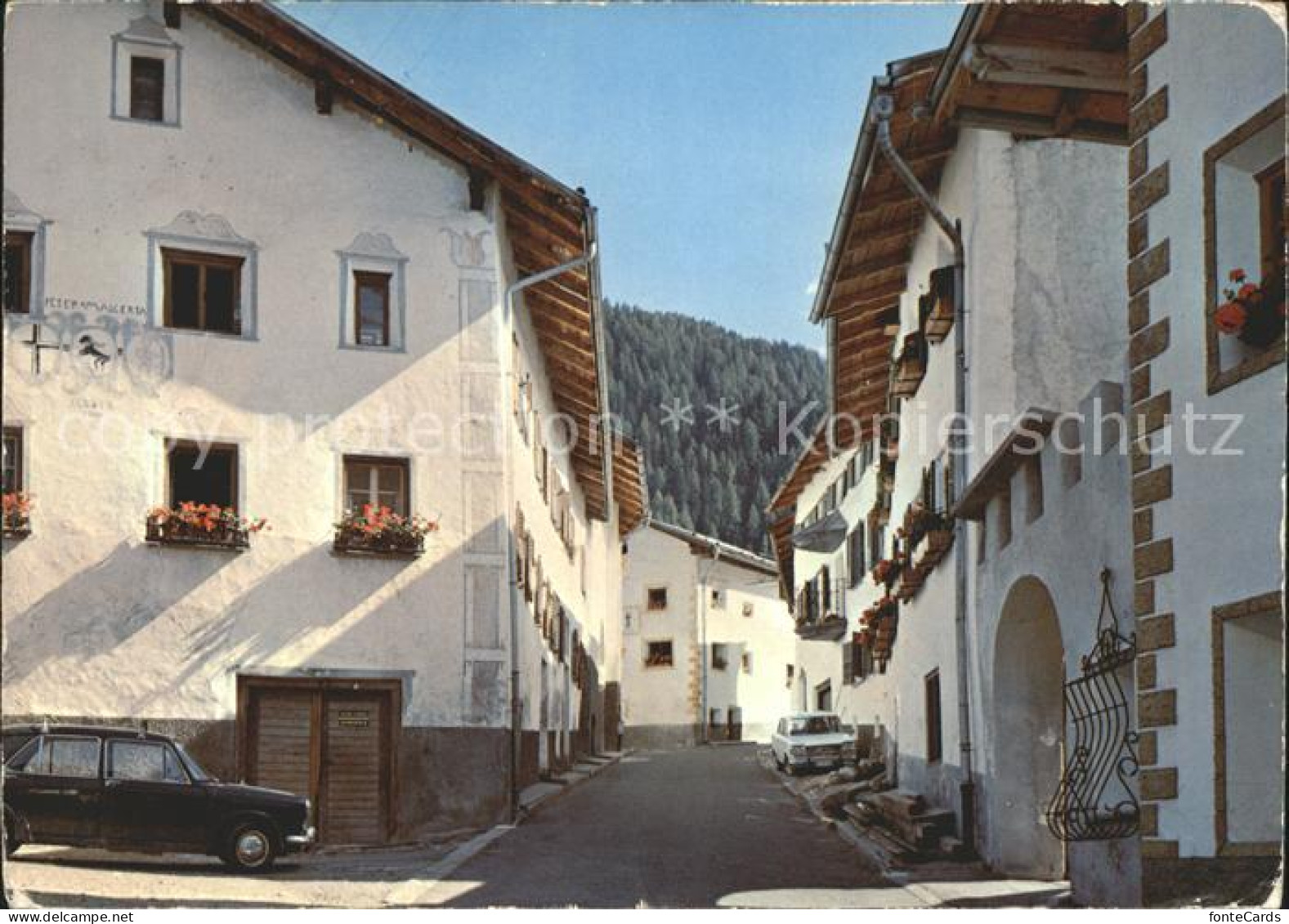 12038237 Sta Maria Muensterthal Malerische Dorfpartie Umbrailstrasse Sta Maria M - Autres & Non Classés