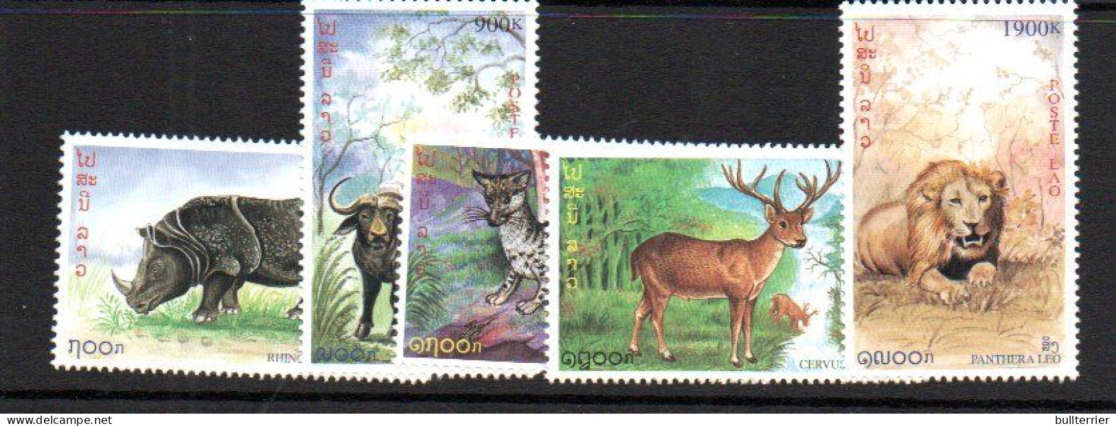 LAOS - 1999 - ANIMALS SET OF 5  MINT NEVER HINGED, - Laos