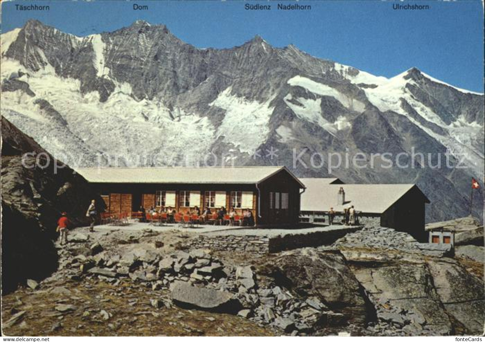 12037767 Saas-Fee Bergrestaurant Plattjen Terminus Walliser Alpen Saas-Fee - Altri & Non Classificati