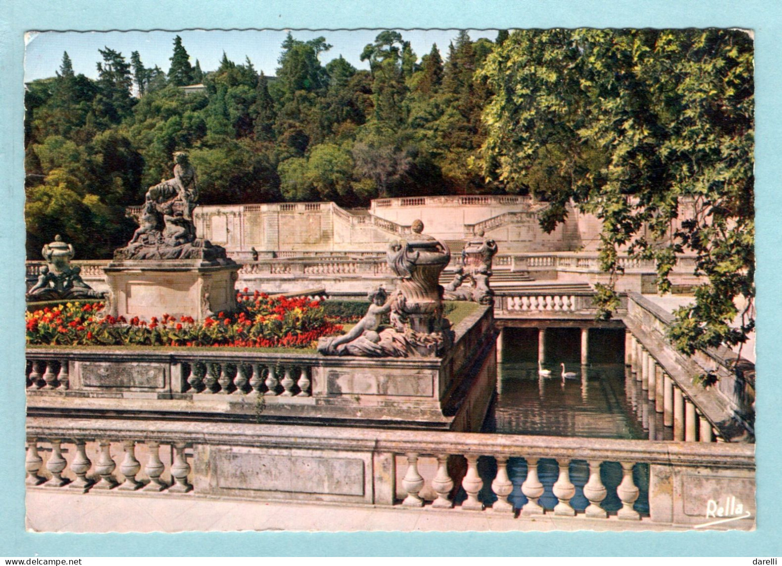 CP 30 - Nîmes - Le Jardin De La Fontaine - Les Bains Romains - Nîmes