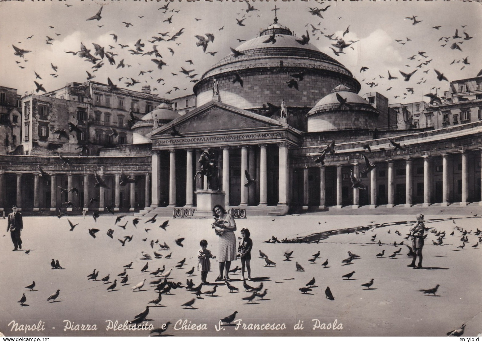 Napoli Piazza Plebiscito E Chiesa San Francesco Di Paola - Napoli (Naples)