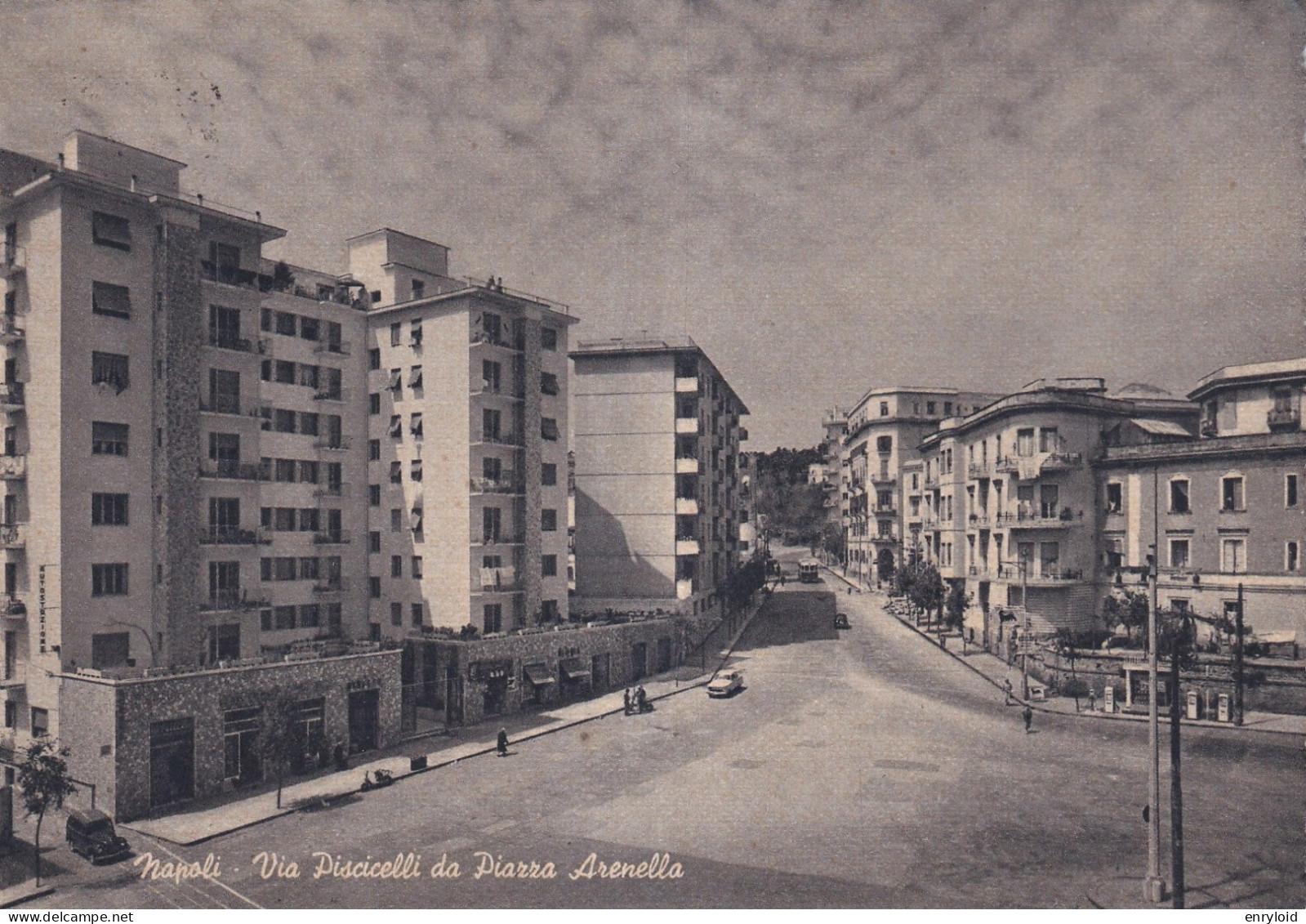 Napoli Via Piscicelli Da Piazza Arenella - Napoli (Naples)