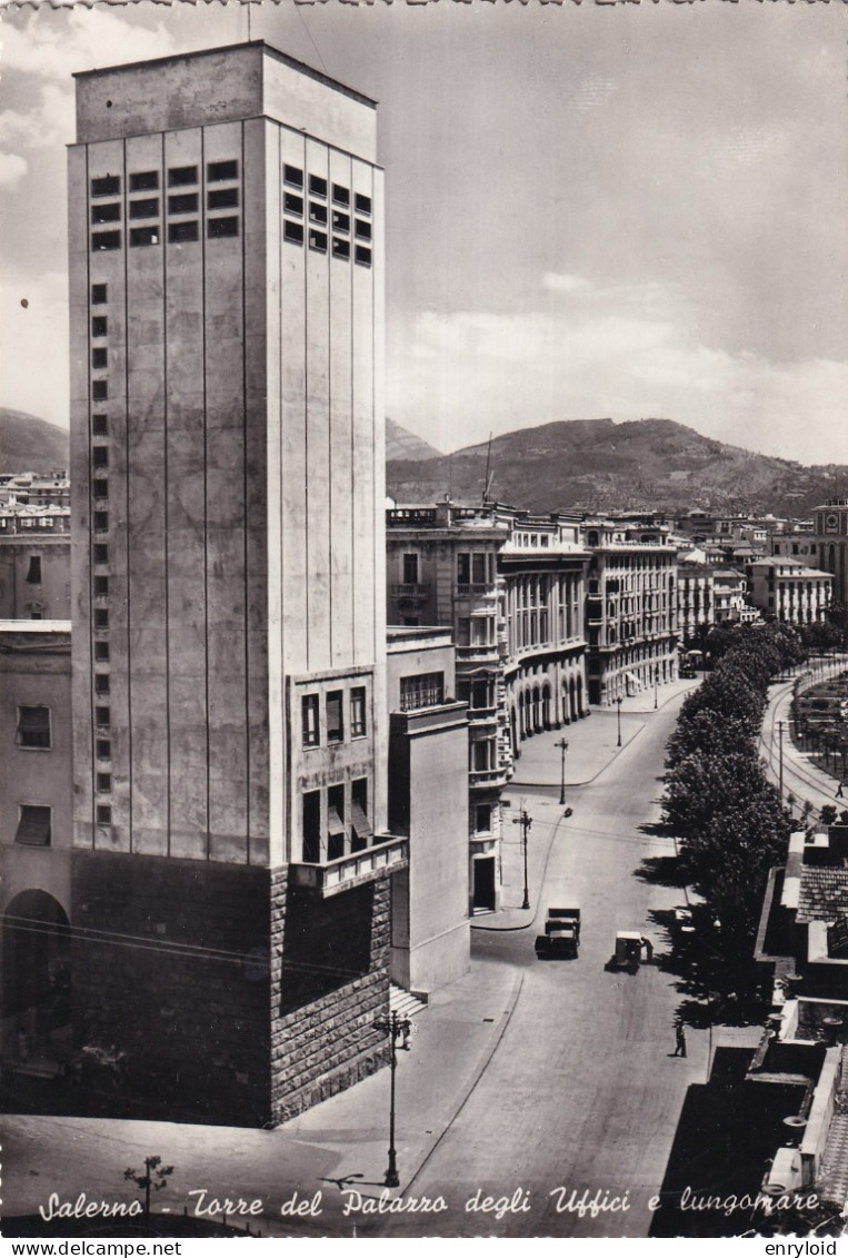 Salerno Torre Del Palazzo Degli Uffici E Lungomare - Salerno