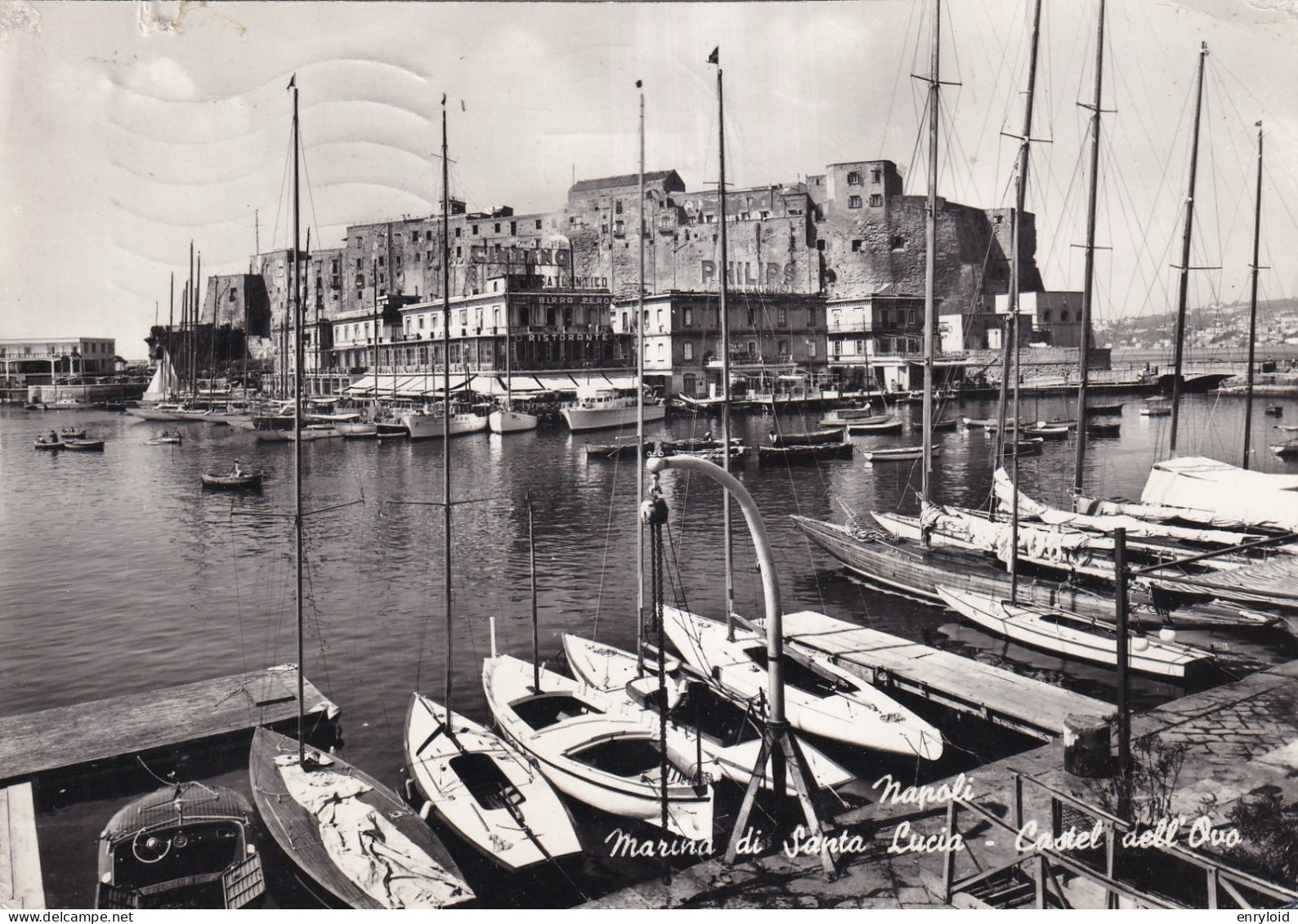 Napoli Marina Di Santa Lucia Castel Dell'ovo  - Napoli (Naples)