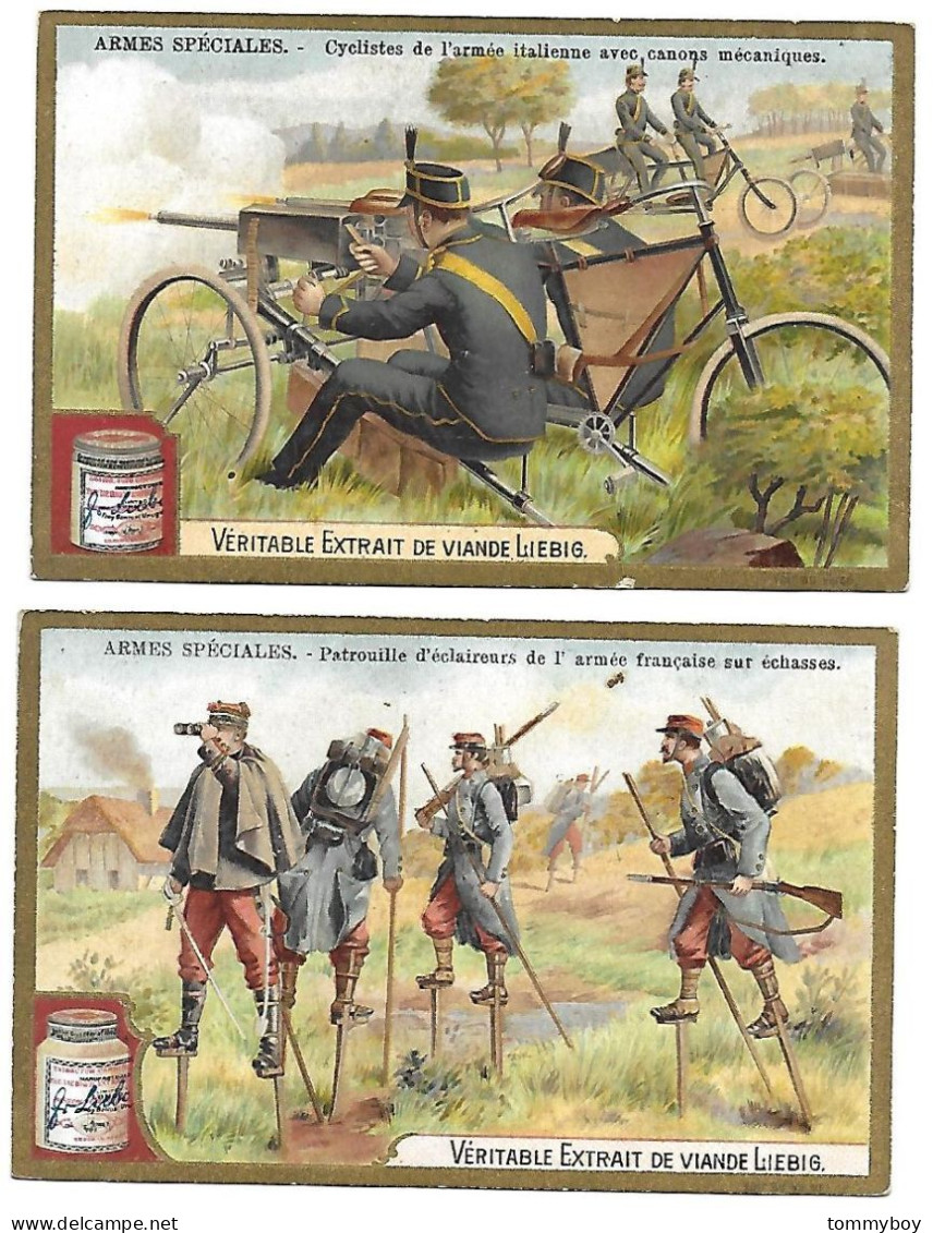 S 691, Liebig 6 Cards, Armes Spéciales (ref B17) - Liebig