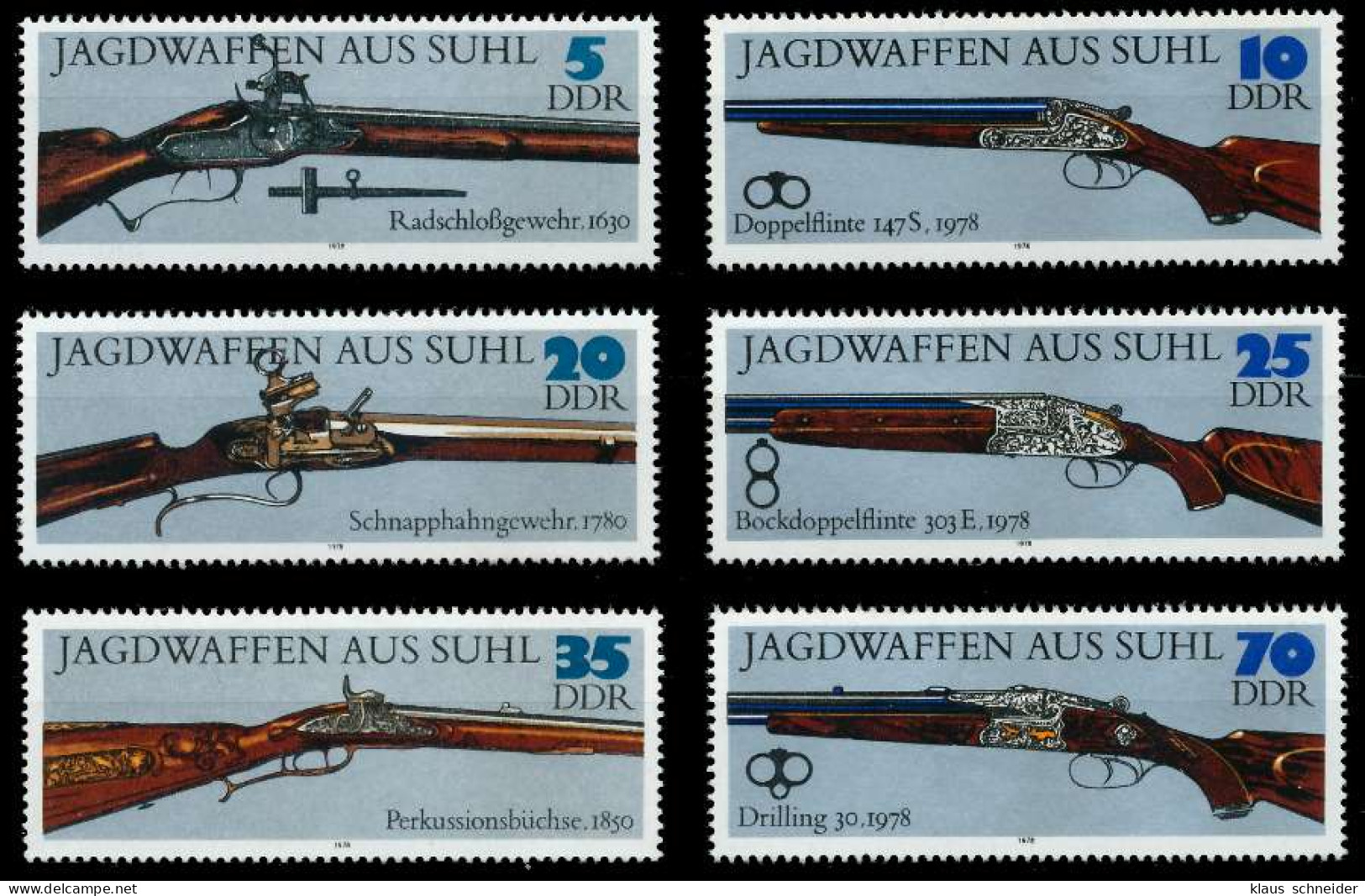 DDR 1978 Nr 2376-2381 Postfrisch SBE83E2 - Unused Stamps