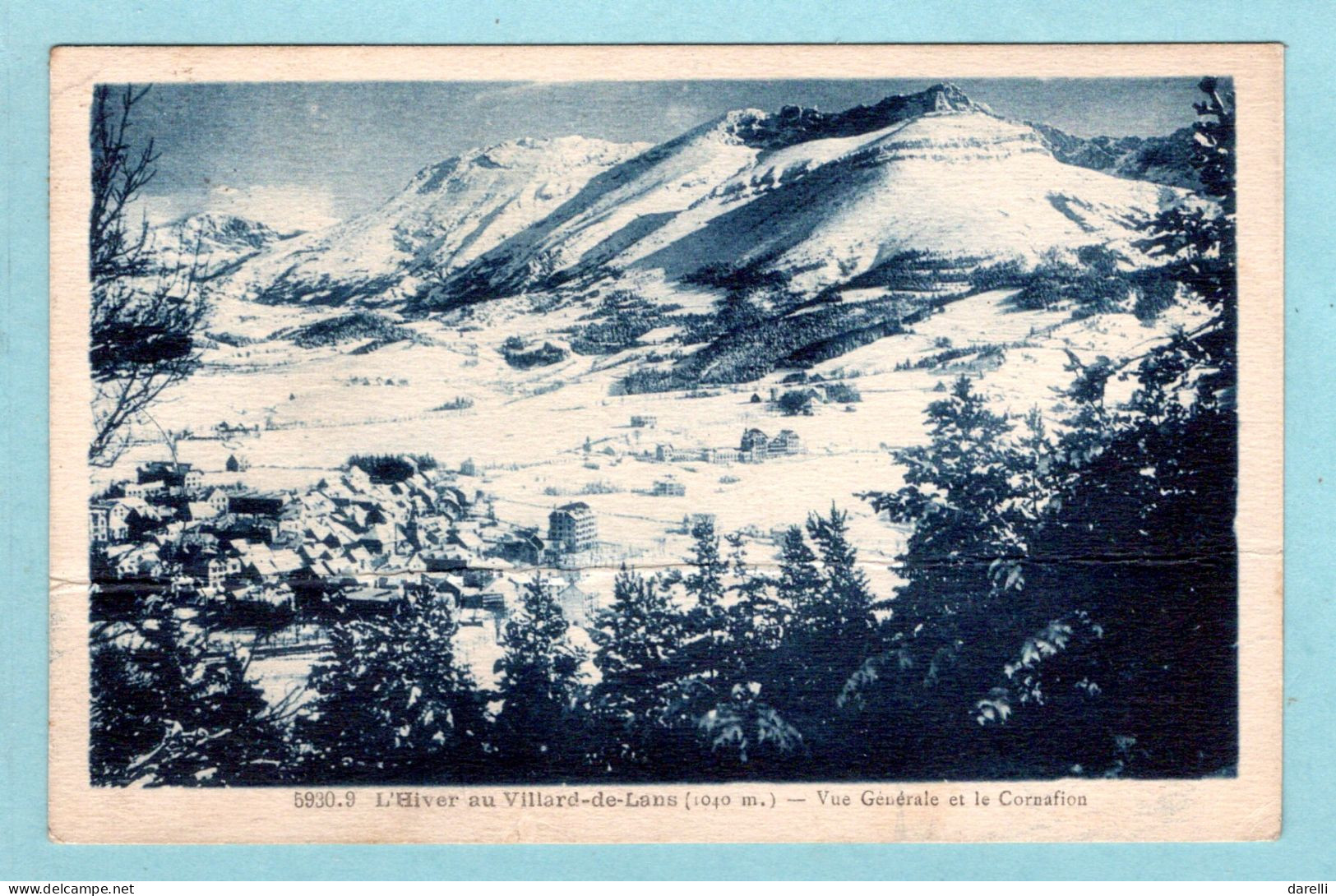 CP 38 - L'hiver Au Villard De Lans - Vue Générale Et Le Cornafion - Villard-de-Lans