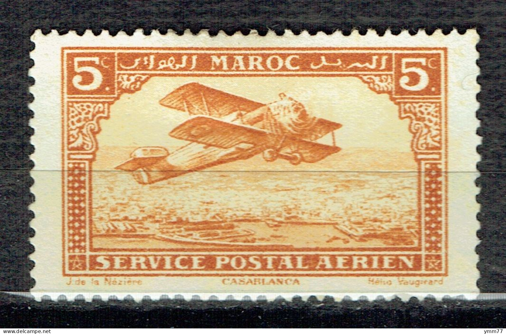 Avion Survolant Casablanca - Airmail
