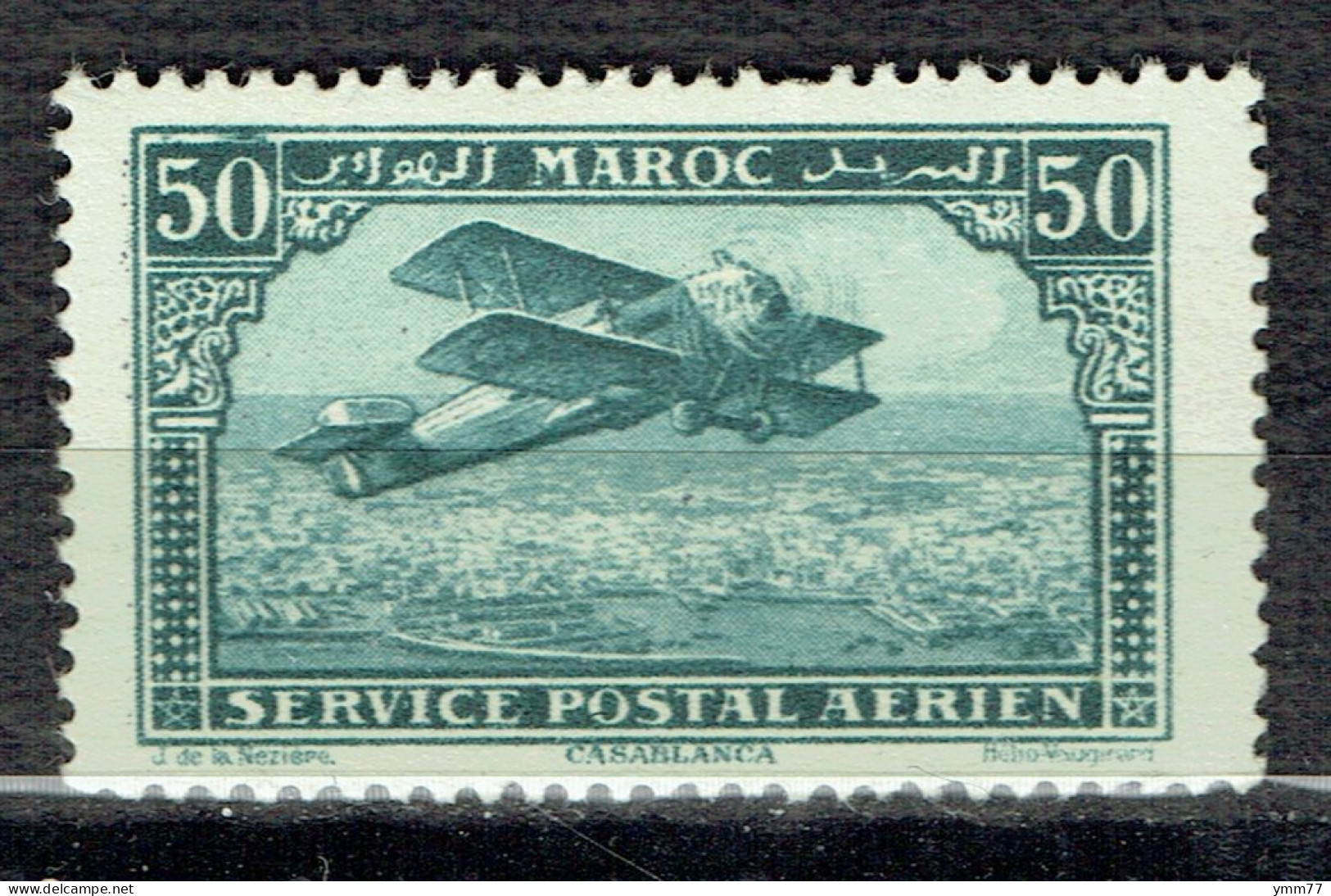 Avion Survolant Casablanca - Posta Aerea