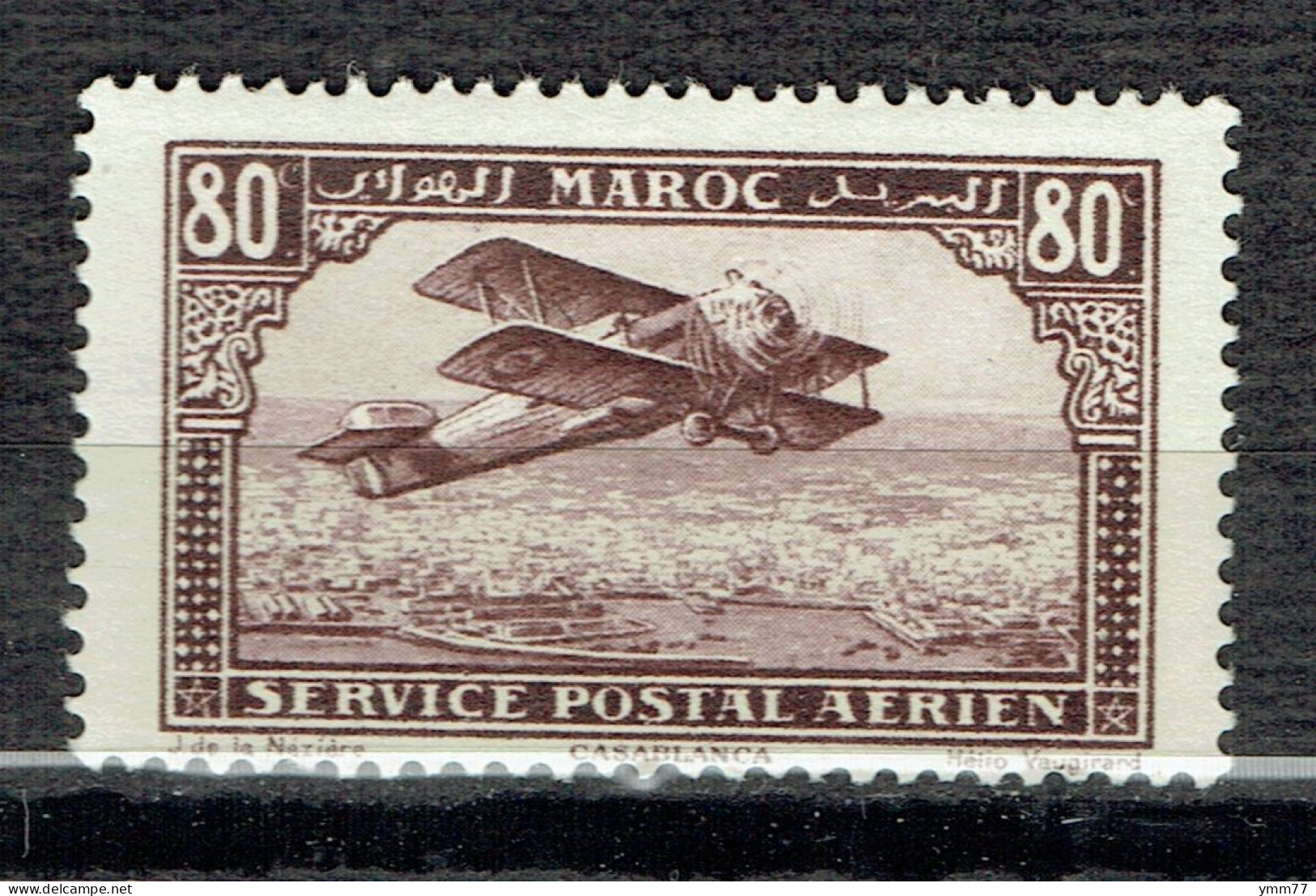 Avion Survolant Casablanca - Airmail