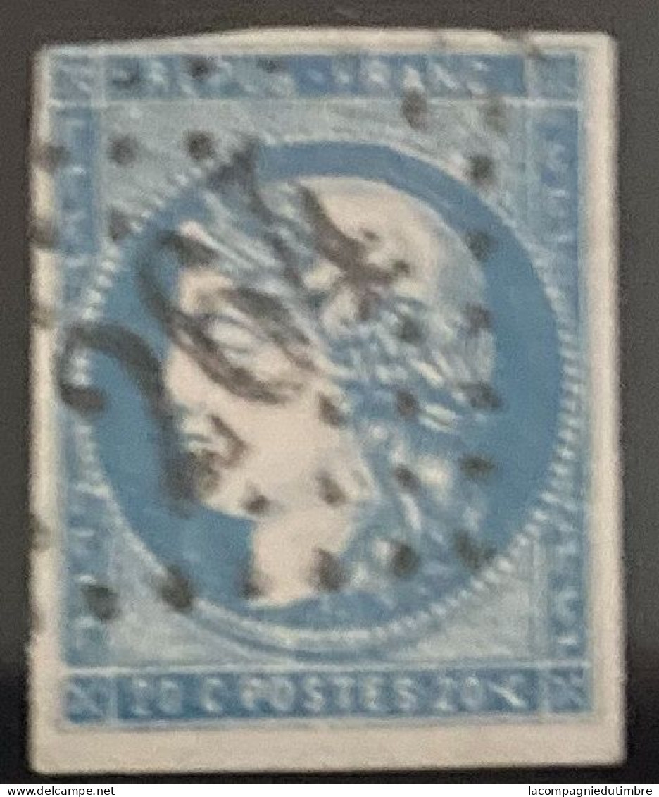 France YT N° 44 Oblitéré. Signé Calves. TB - 1870 Bordeaux Printing