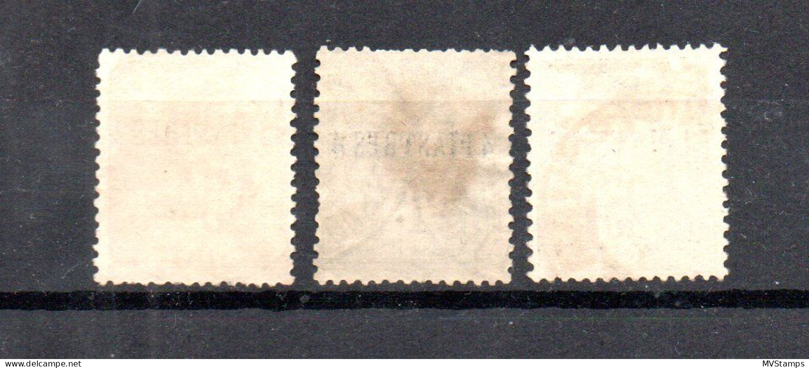 Levante (France) 1885/91 Old Overprinted Sage Stamps (Michel 2/4) Used - Used Stamps