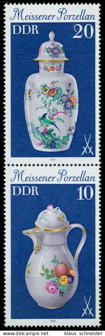 DDR ZUSAMMENDRUCK Nr SZd189 Postfrisch SENKR PAAR SBF272A - Zusammendrucke