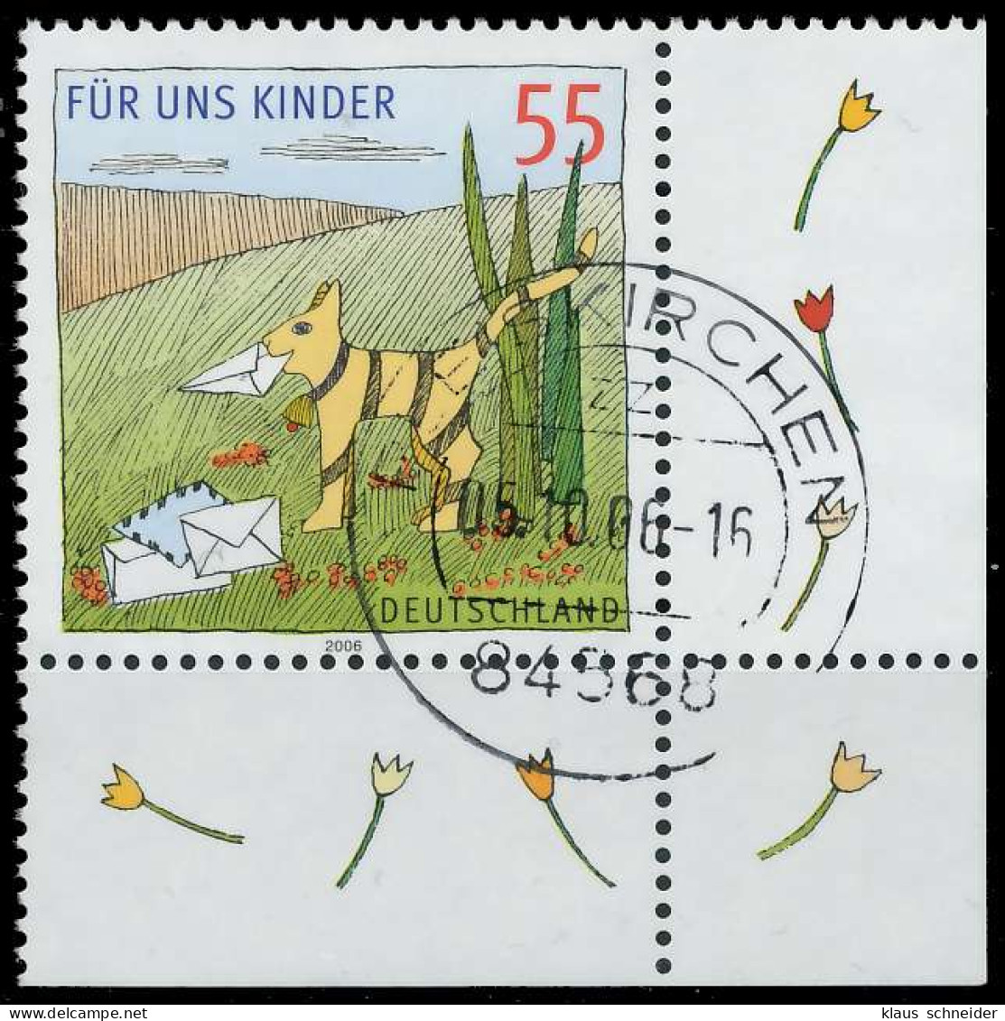 BRD BUND 2006 Nr 2557 Zentrisch Gestempelt ECKE-URE X34A946 - Used Stamps