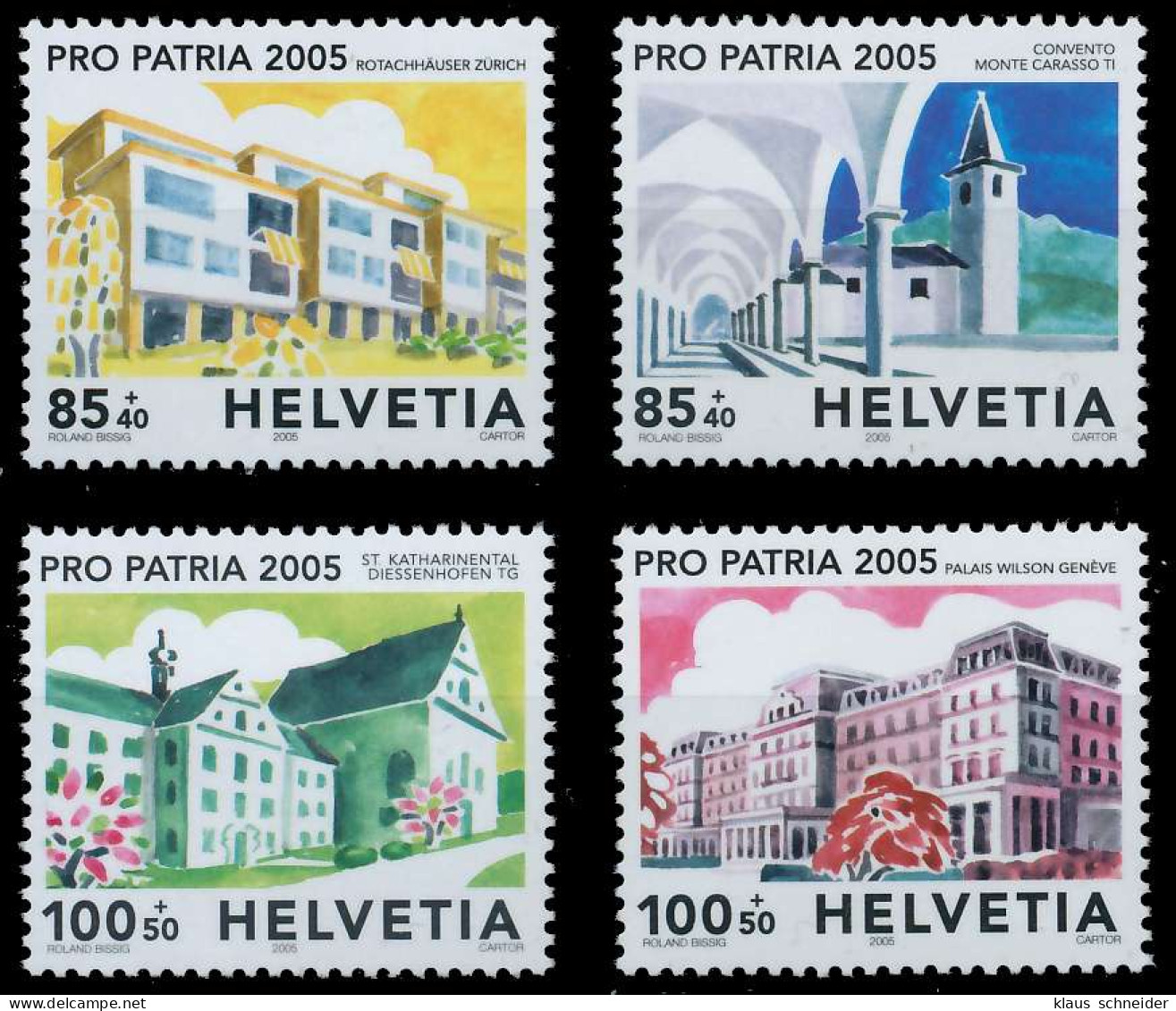 SCHWEIZ PRO PATRIA Nr 1918-1921 Postfrisch X64BDD2 - Unused Stamps