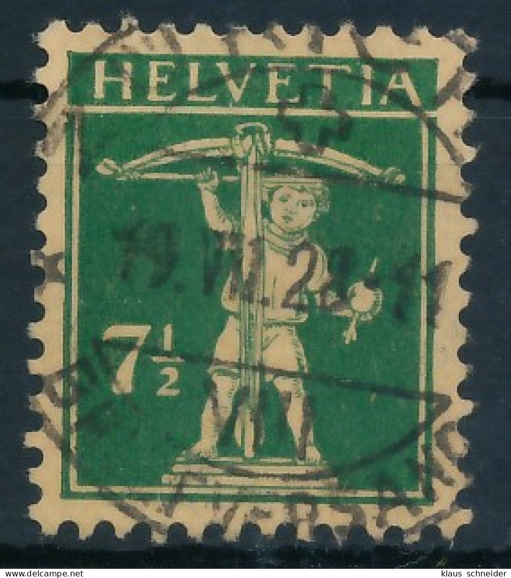 SCHWEIZ 1924 Nr 202 Zentrisch Gestempelt X6C2A62 - Gebraucht