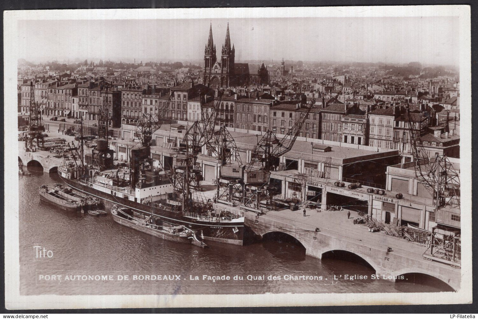 France - Bordeaux - Port Autonome - La Facade Du Quai Des Chartrons - Bordeaux