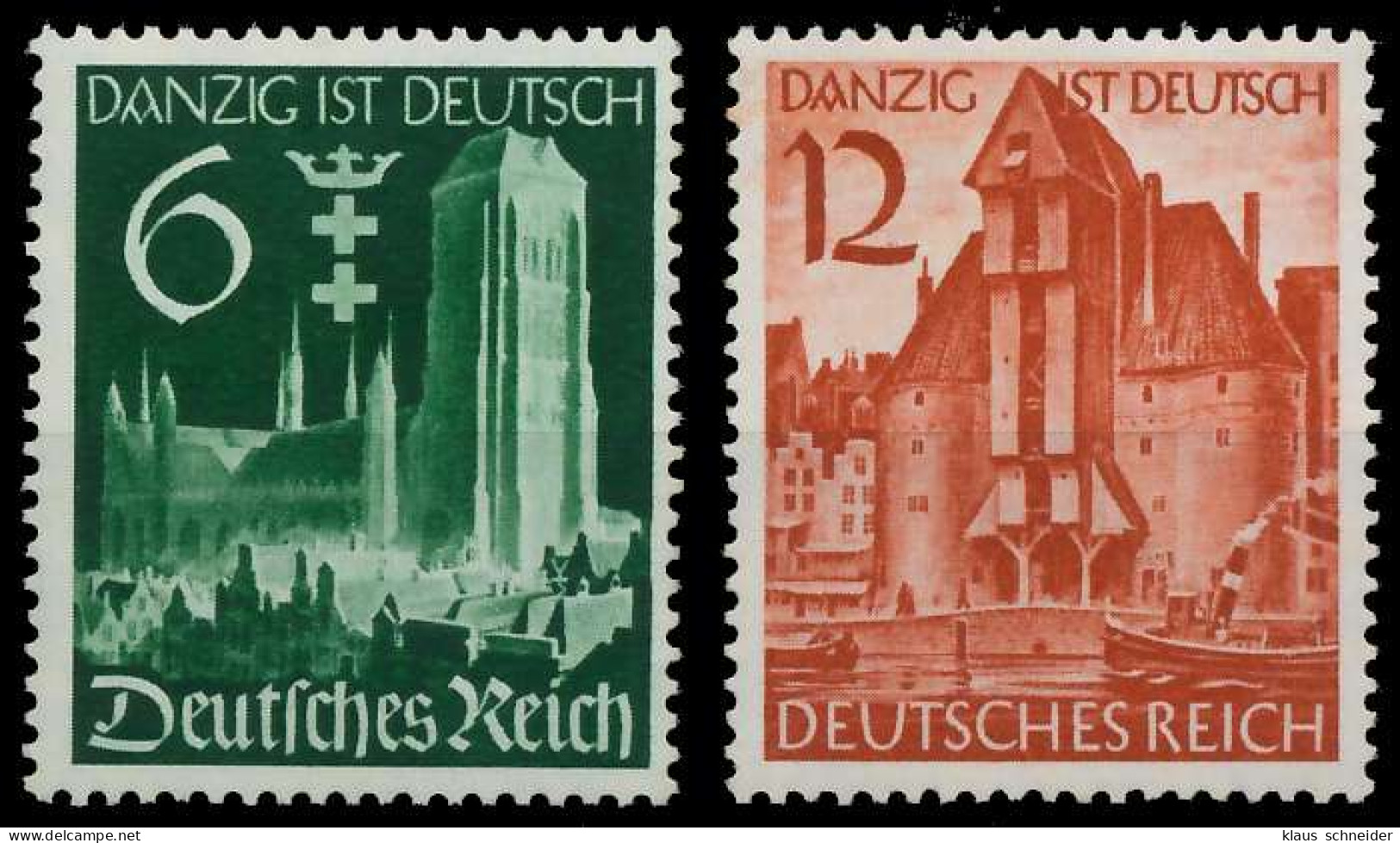 DEUTSCHES REICH 1939 Nr 714-715 Postfrisch X7426BE - Unused Stamps