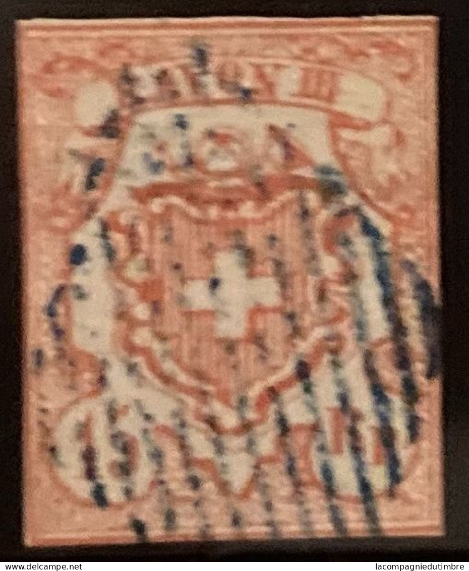 Suisse YT N° 23 Oblitéré. TB - 1843-1852 Kantonalmarken Und Bundesmarken