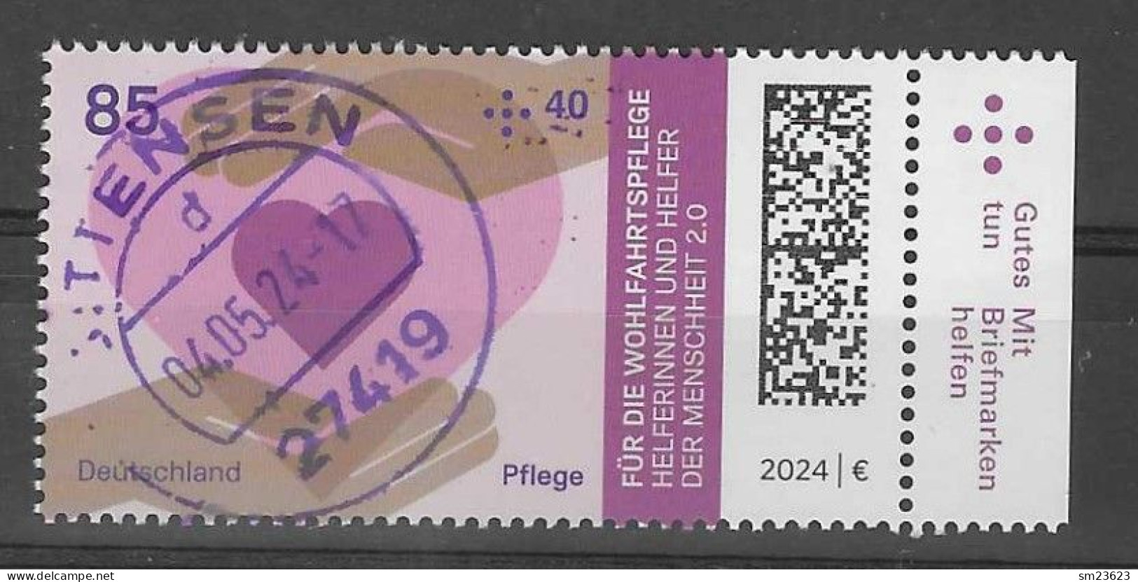 BRD 2024   Mi.Nr. 3811 , Pflege - Nassklebend - Gestempelt / Fine Used / (o) - Used Stamps