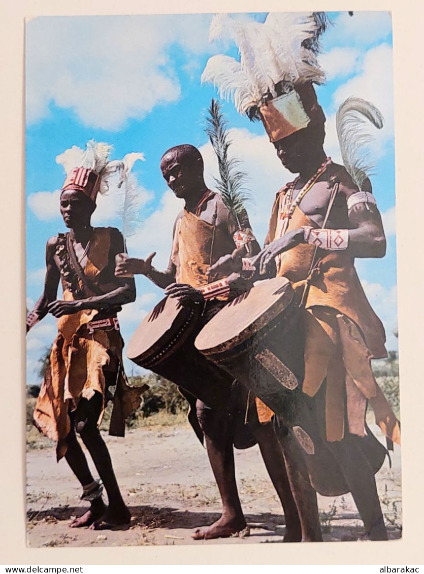 Kenya -  Akamba Drummers Dance  ,NUS ETHNIQUES Adultes ( Afrique Noire ) , Stamp  Used Air Mail 1978 - Kenia