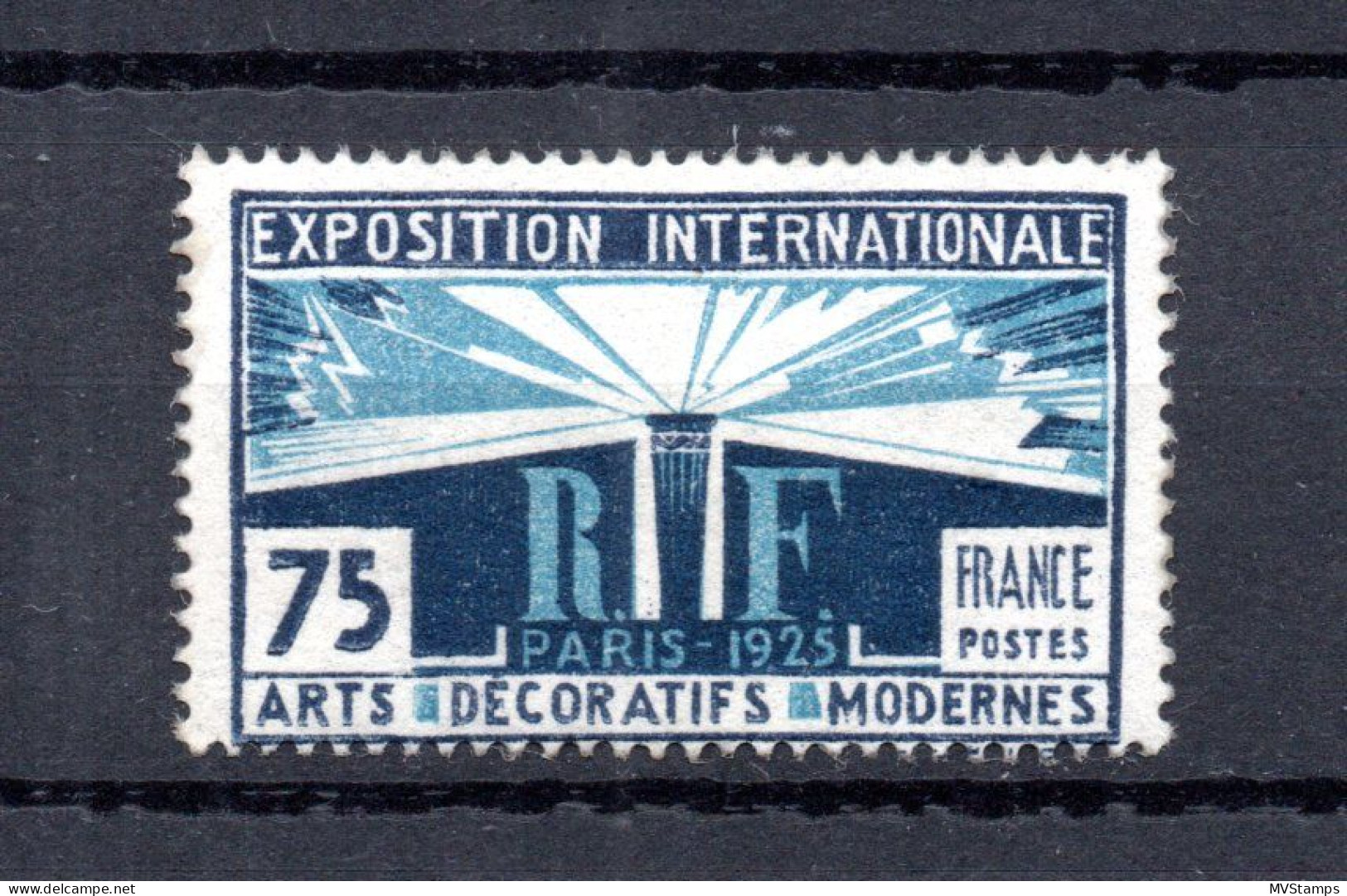 France 1925 Old Art Exhibition Paris Stamp (Michel 180) Nice MNH - Neufs