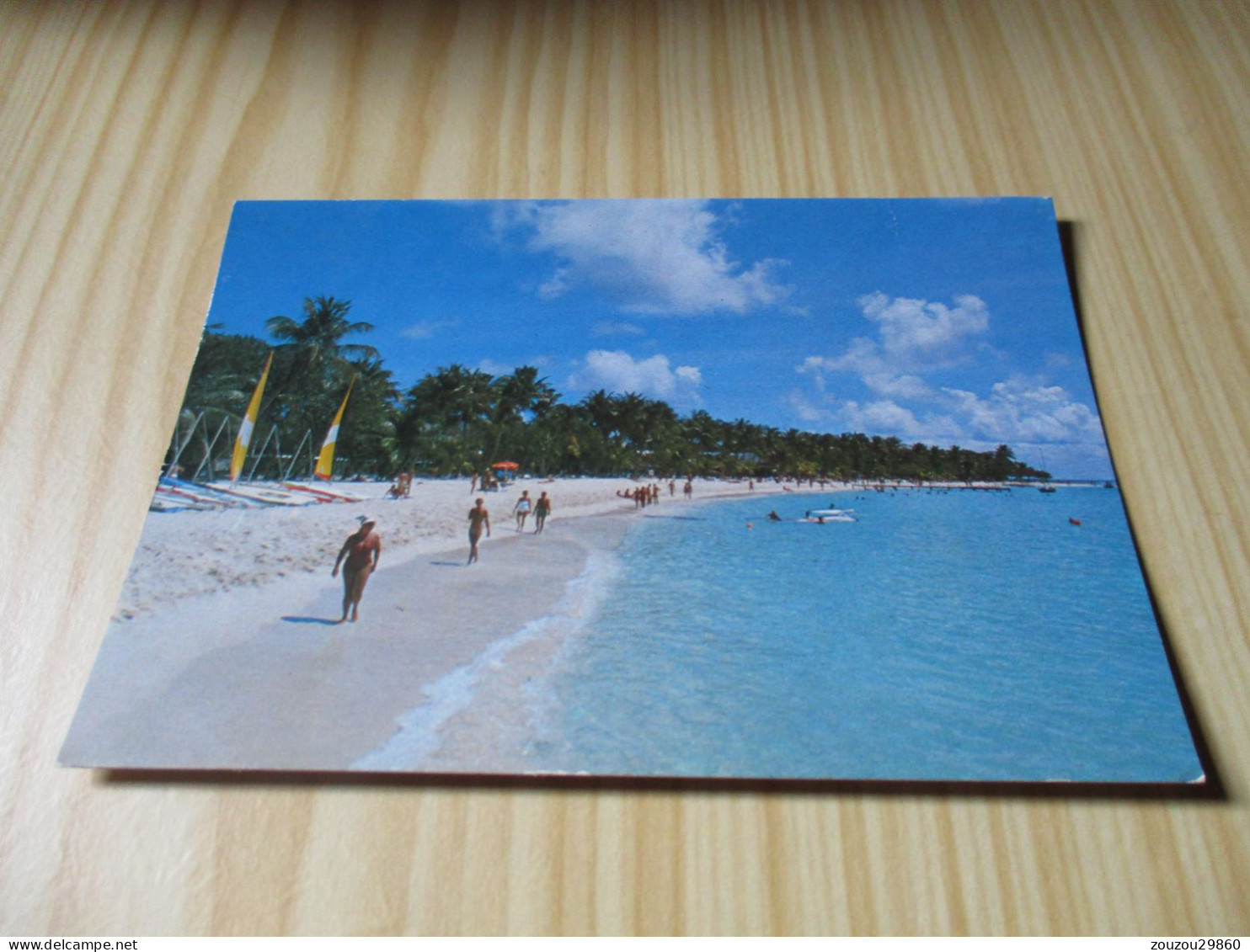 Guadeloupe - Plage De La Caravelle - Carte Animée. - Pointe A Pitre