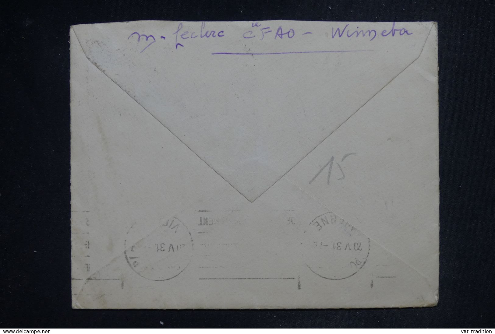 COTE D'OR - Lettre Via Liverpool > La France - 1931 - A 3008 - Côte D'Or (...-1957)