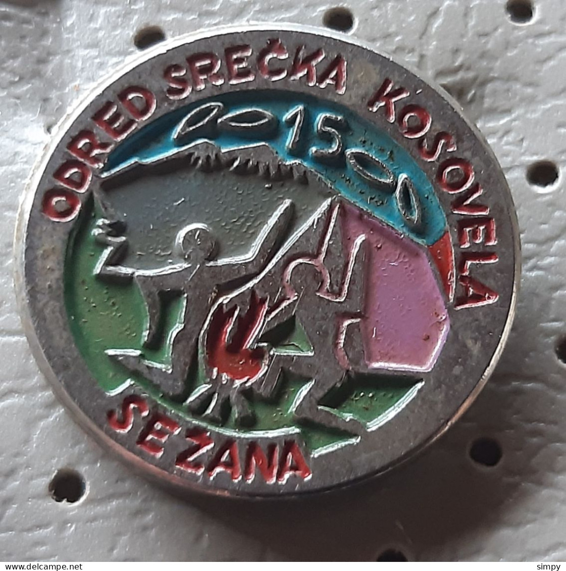 Scouts Scout Odred Srecka Kosovela Sezana 15 Years Slovenia  Pin - Associations