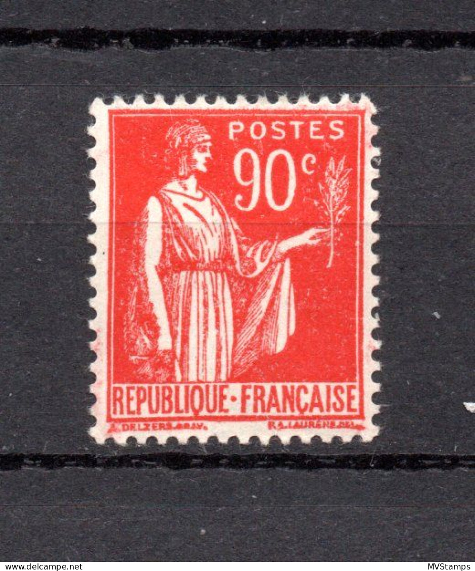 Frankreich 1932 Freimarke 279 Frieden/Allegorie 90 C. Marke Postfrisch - Unused Stamps