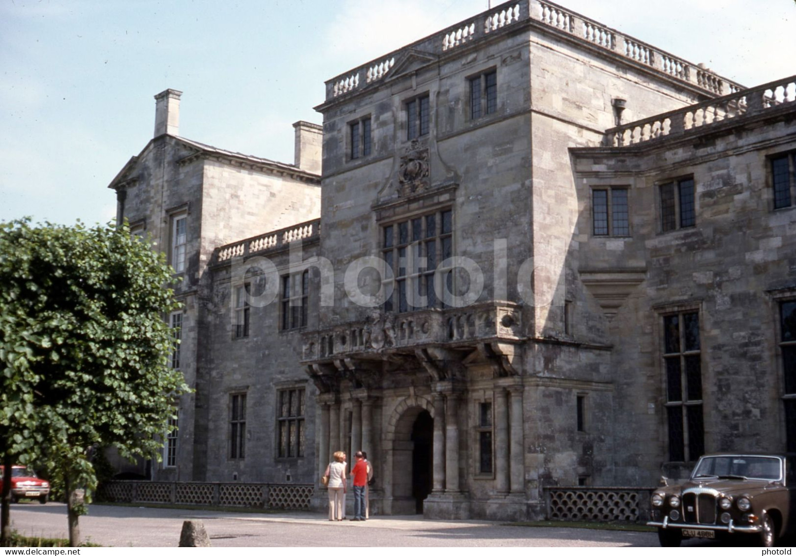 35mm SLIDE PHOTO 1977 DAIMLER DS420 CAR SALISBURY WILTON HOUSE ENGLAND UK FOTO NB4170 - Dias