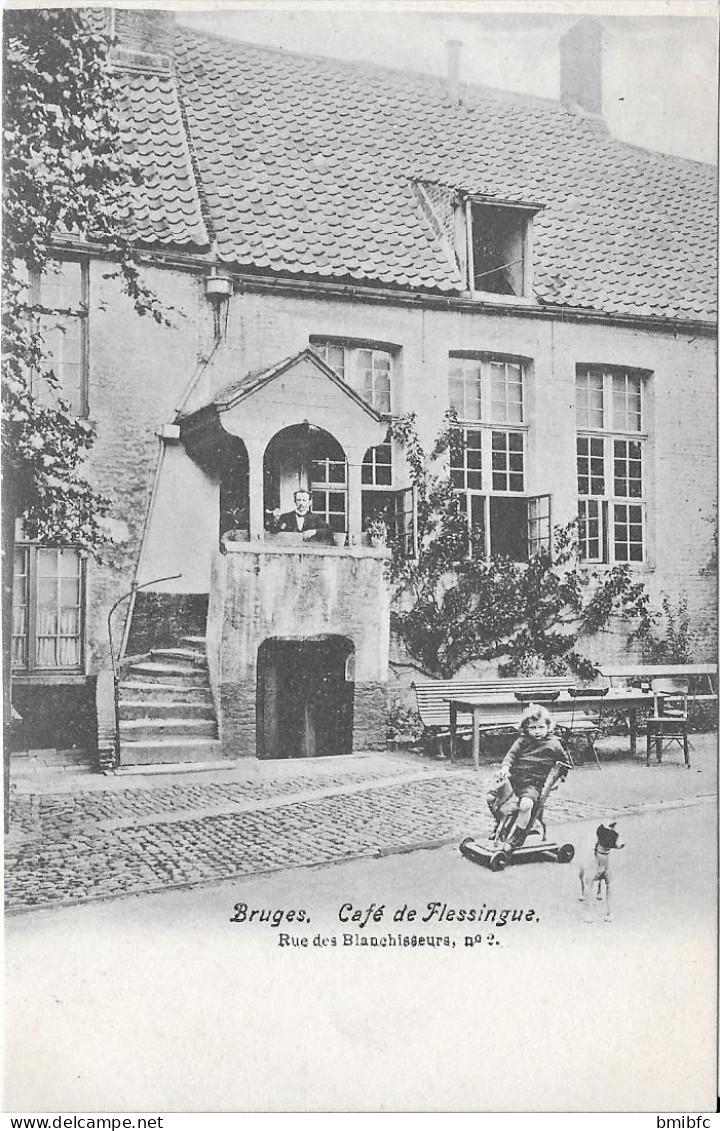 Bruges - Café De Flessingue Rue Des Blanchisseurs, N° 2 - Brugge