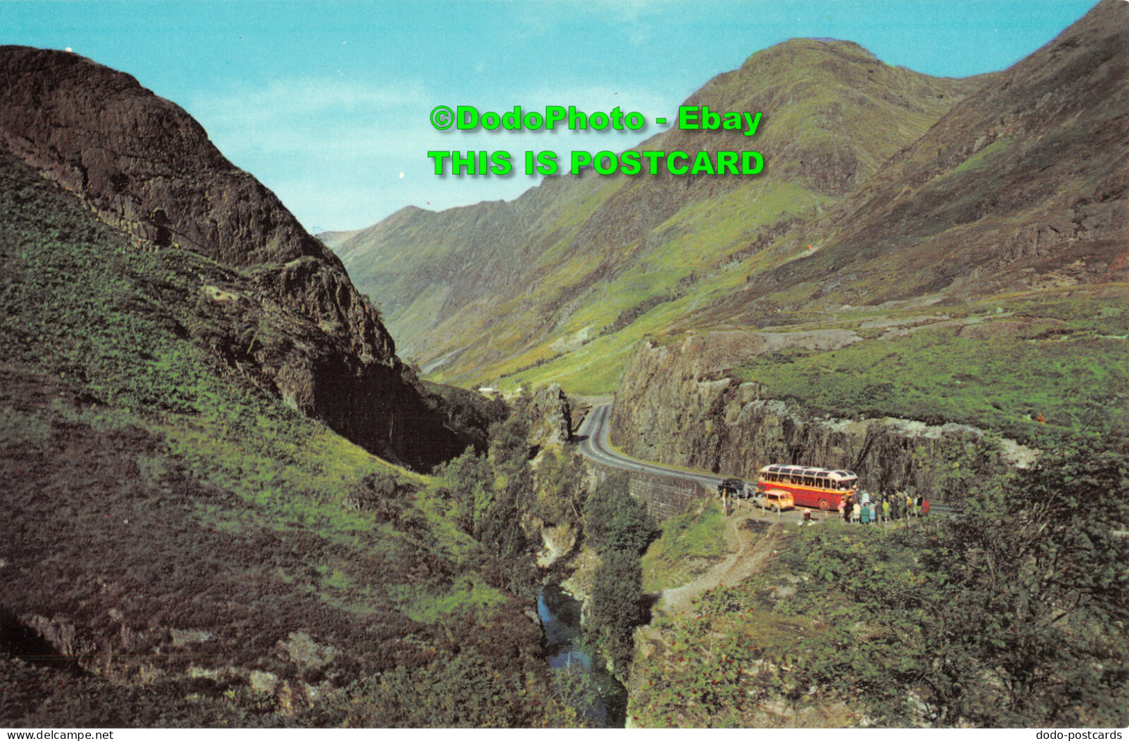R413429 Glen Coe. Looking Into The Gorge. Postcard - World