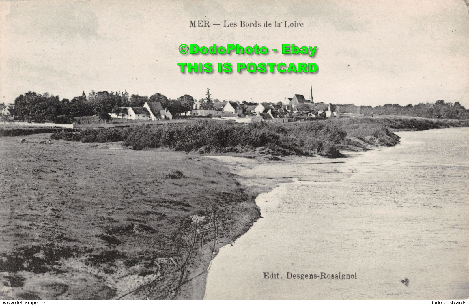 R413776 Mer. Les Bords De La Loire. Desgens Rossignol. M. T. Imprimeur - World