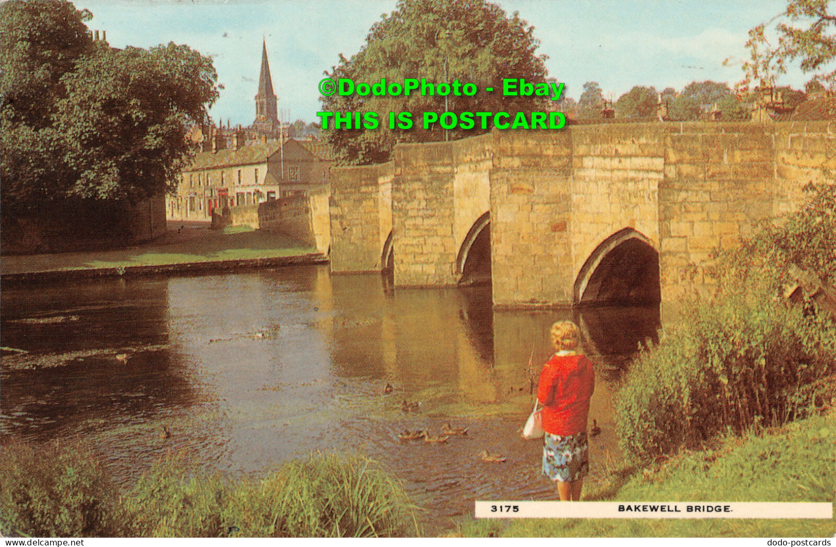 R413431 Bakewell Bridge. Postcard. 1973 - World