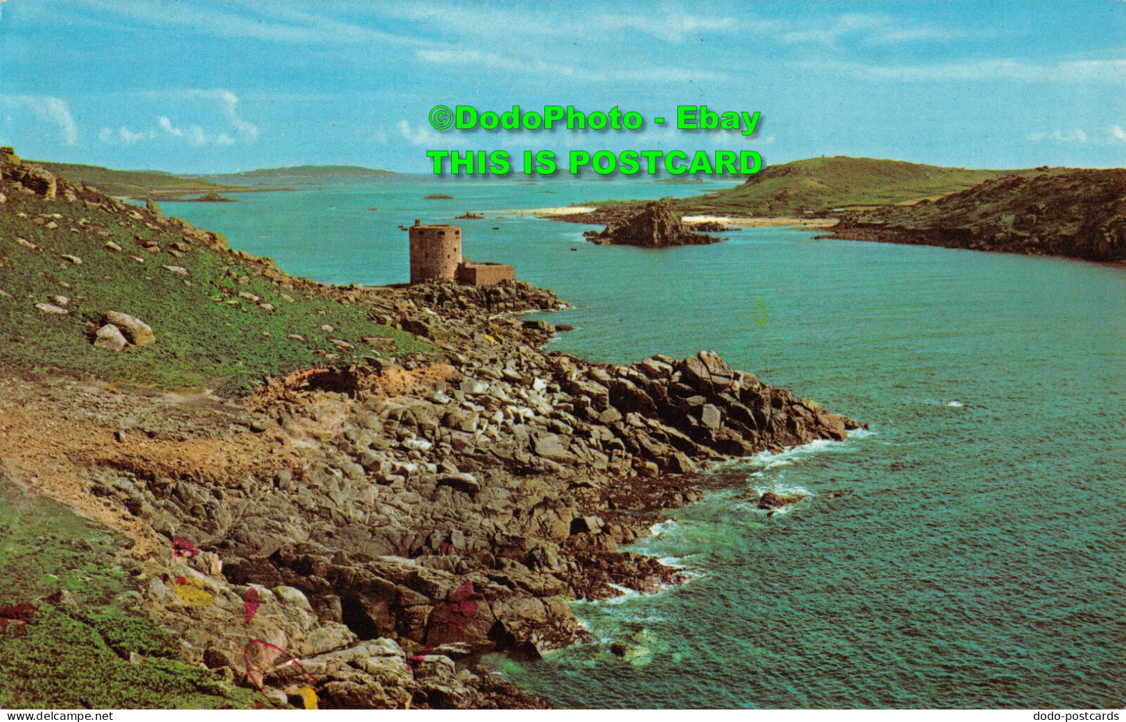 R413433 Scilly. Tresco. Cromwell Castle. F. E. Gibson. Natural Colour Series. 19 - World