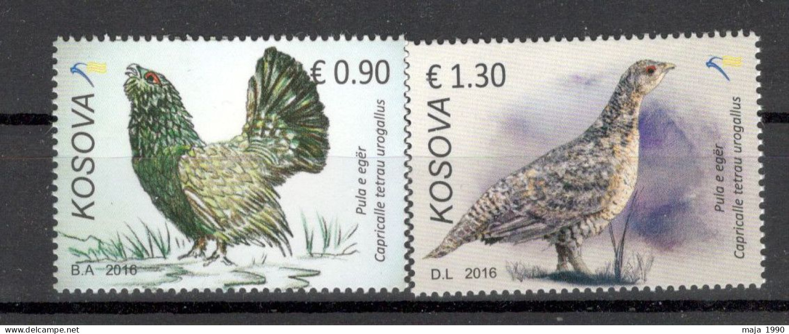 KOSOVO - MNH SET - FAUNA, BIRDS - 2016. - Kosovo