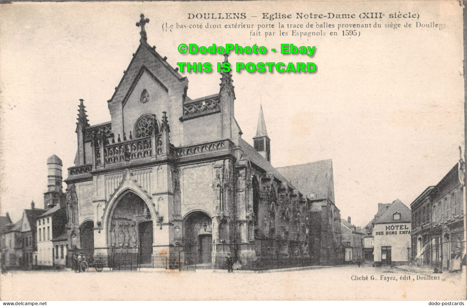 R413791 Doullens. Eglise Notre Dame. XIII Siecle. G. Fayez - World