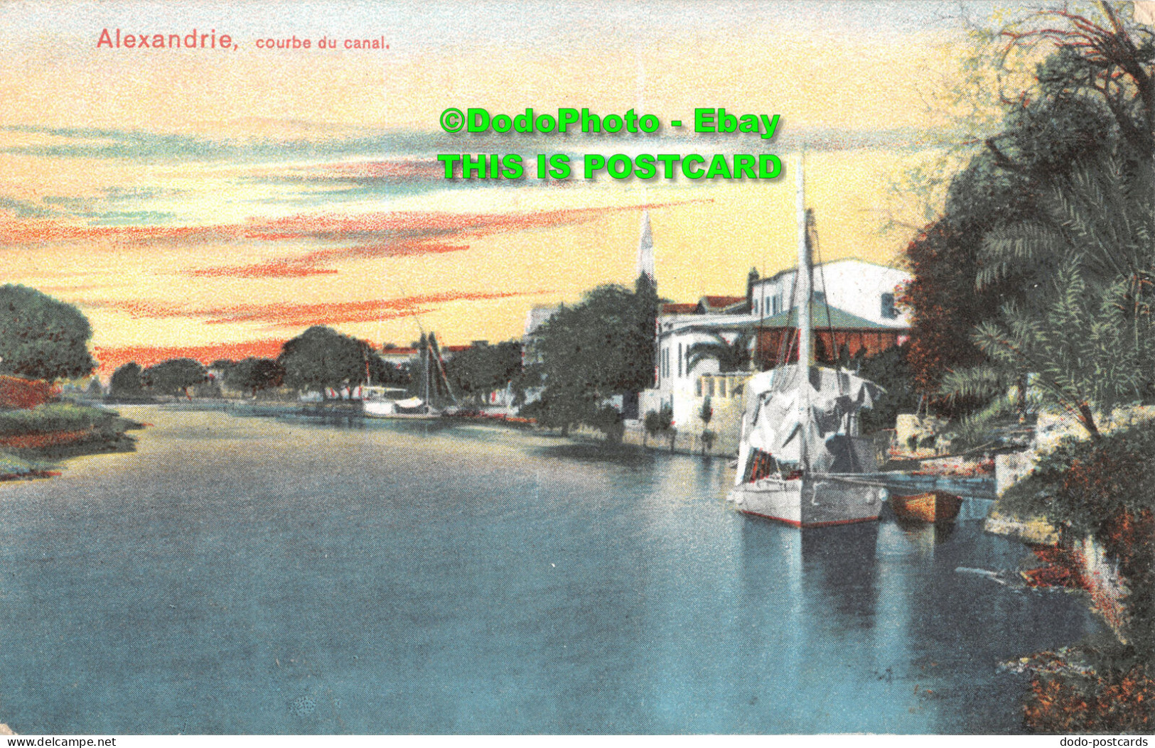 R412987 Alexandrie. Courbe Du Canal. L. M. And M. 1920 - World