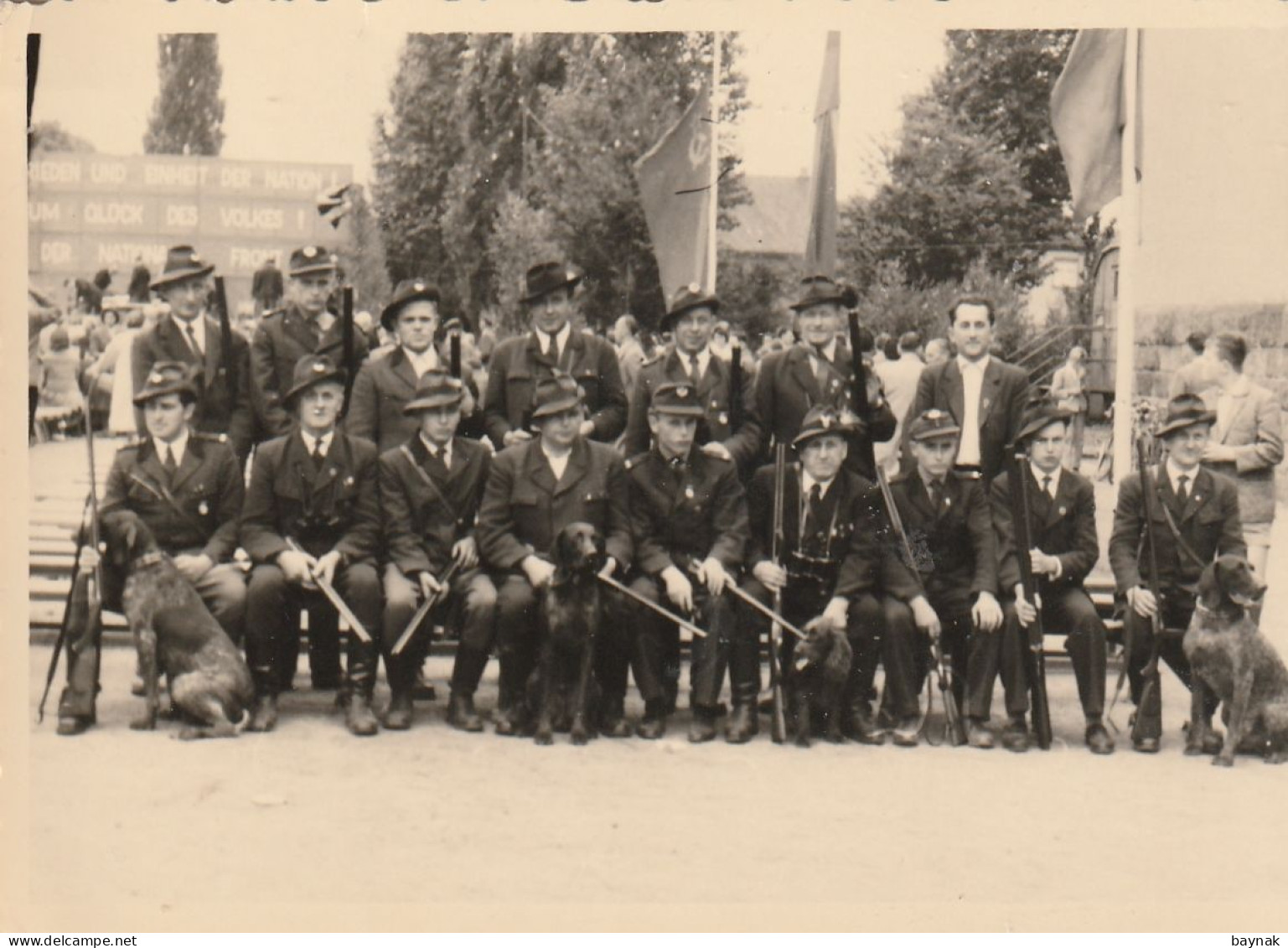 DEUTSCHLAND ? --  DDR?  --   LOT 2 X ORIGINAL PHOTO   -  10,2 Cm  Cm X 7 Cm  --  JAGD, HUNTING, CHASSE  -  EDEN UND ENHE - Sonstige & Ohne Zuordnung