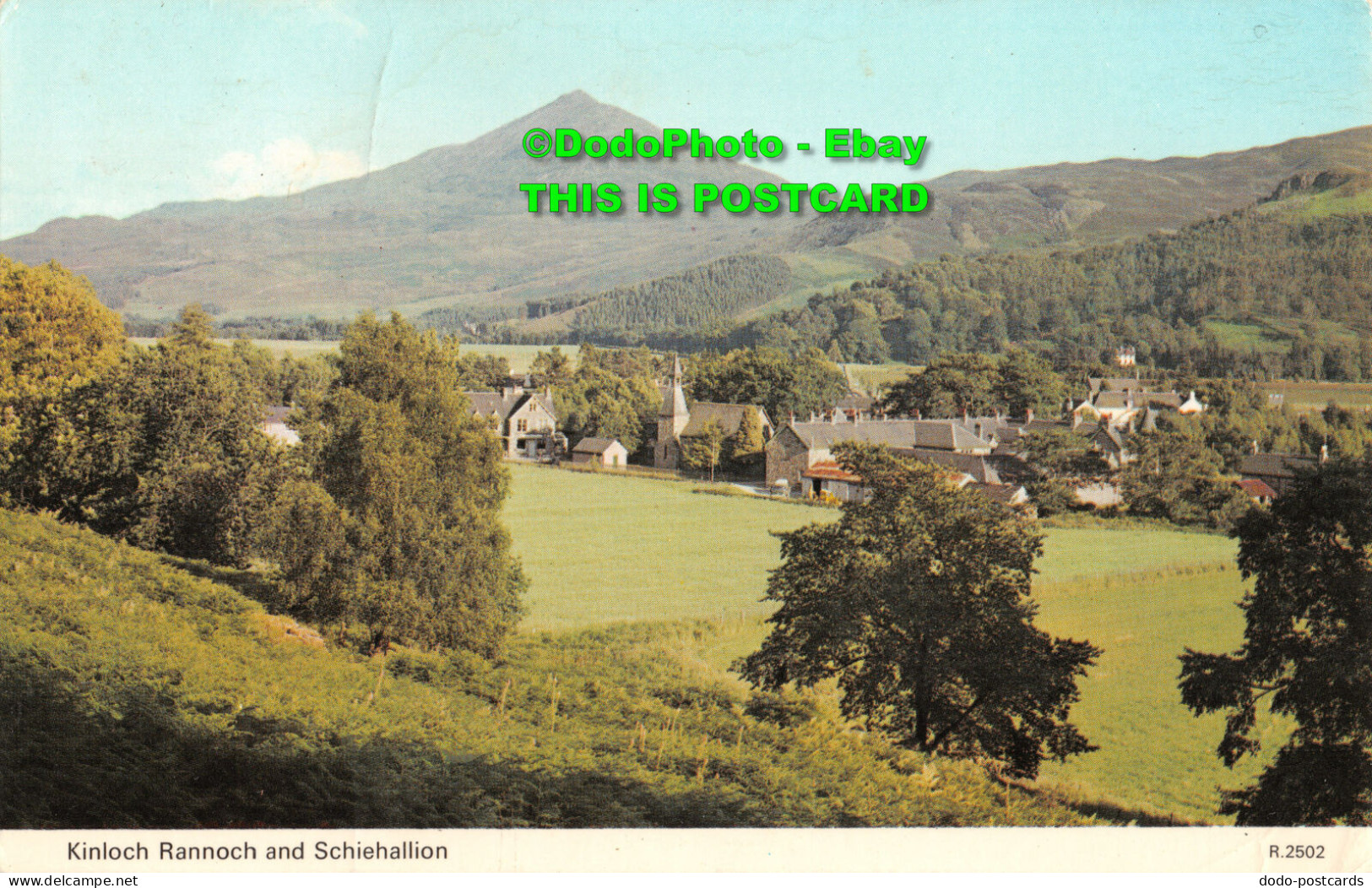 R413525 Kinloch Rannoch And Schiehallion. E. T. W. Dennis. Photocolour. 1977 - Monde