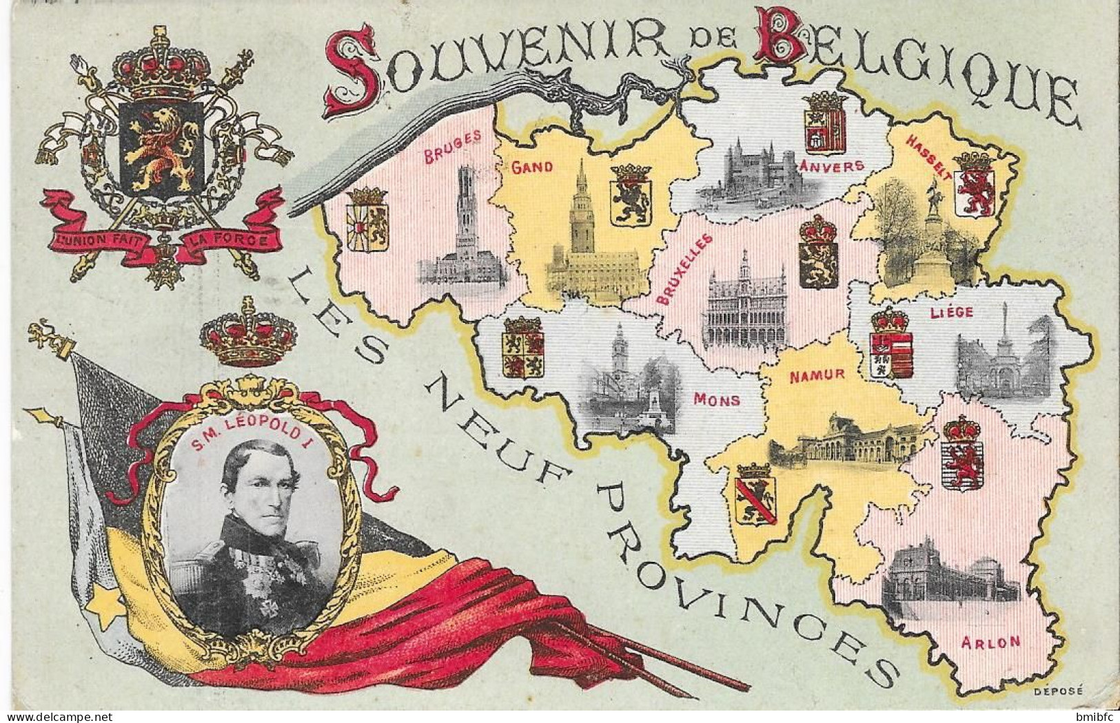 SOIUVENIR Dfe BELGIQUE - Les Neuf Provinces - Sonstige & Ohne Zuordnung