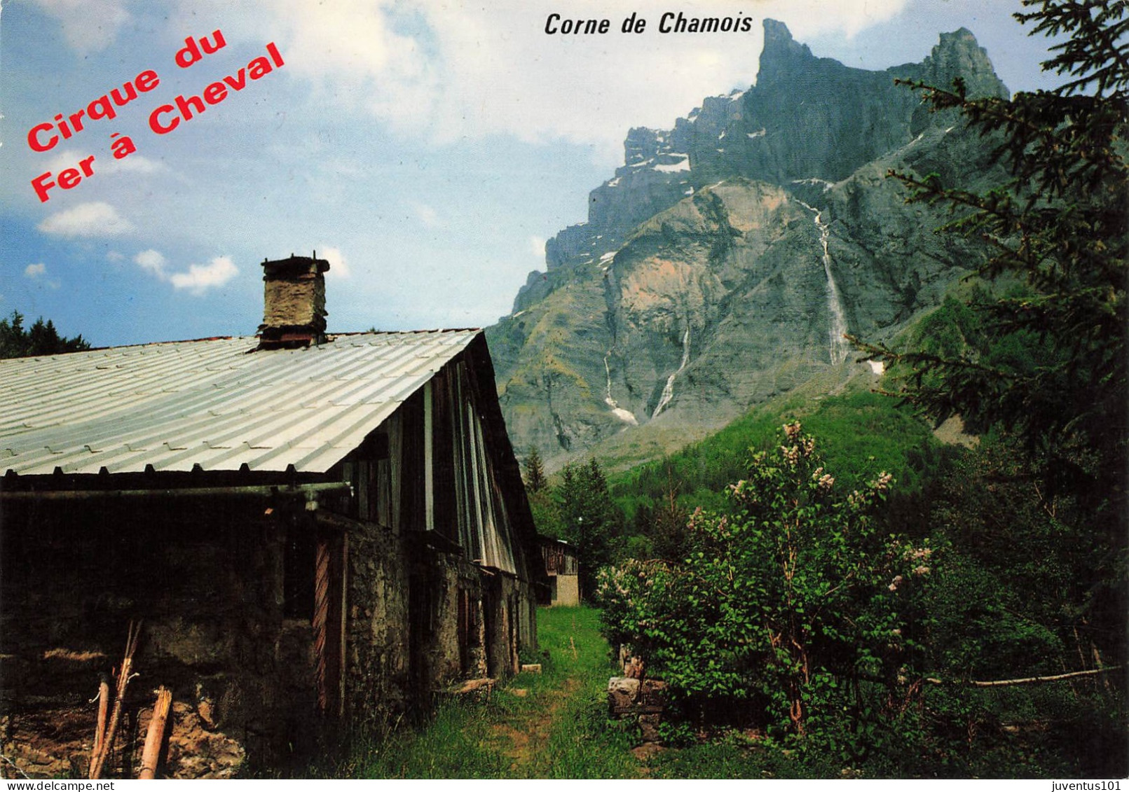 CPSM Cirque Du Fer à Cheval-Corne De Chamois-Timbre        L2914 - Autres & Non Classés