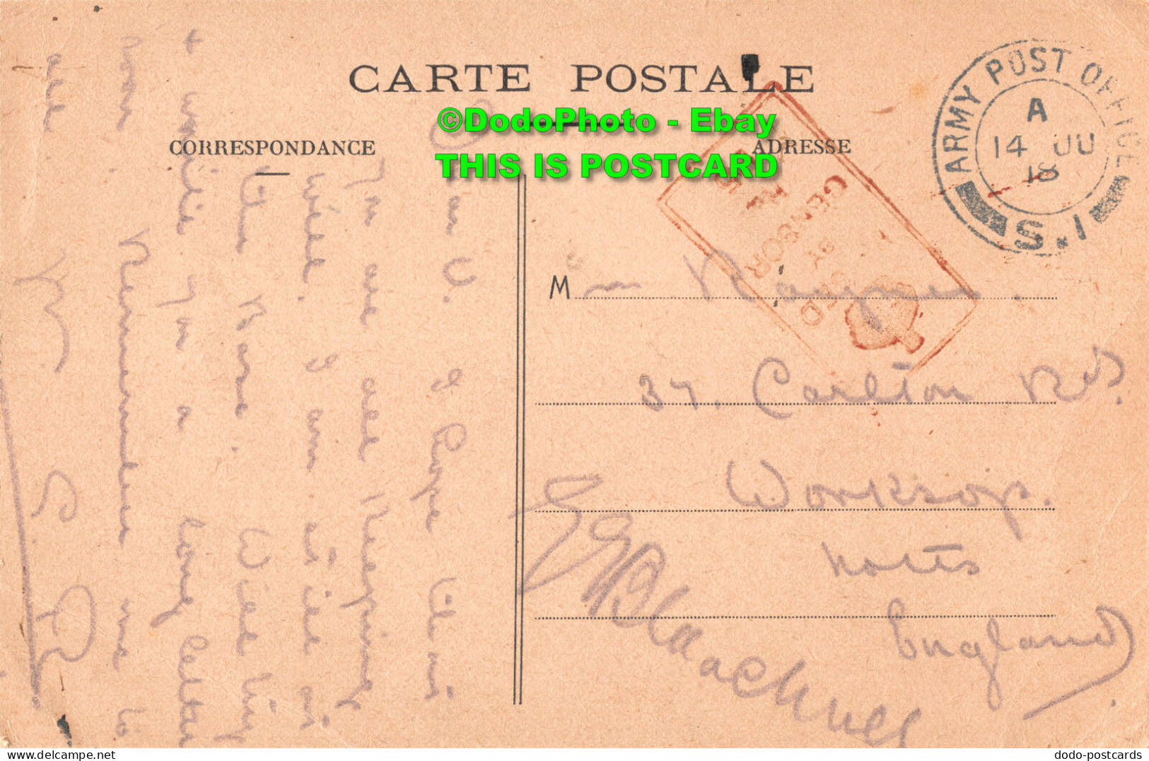 R413084 Colin Maillard. Postcard. 1918 - Monde