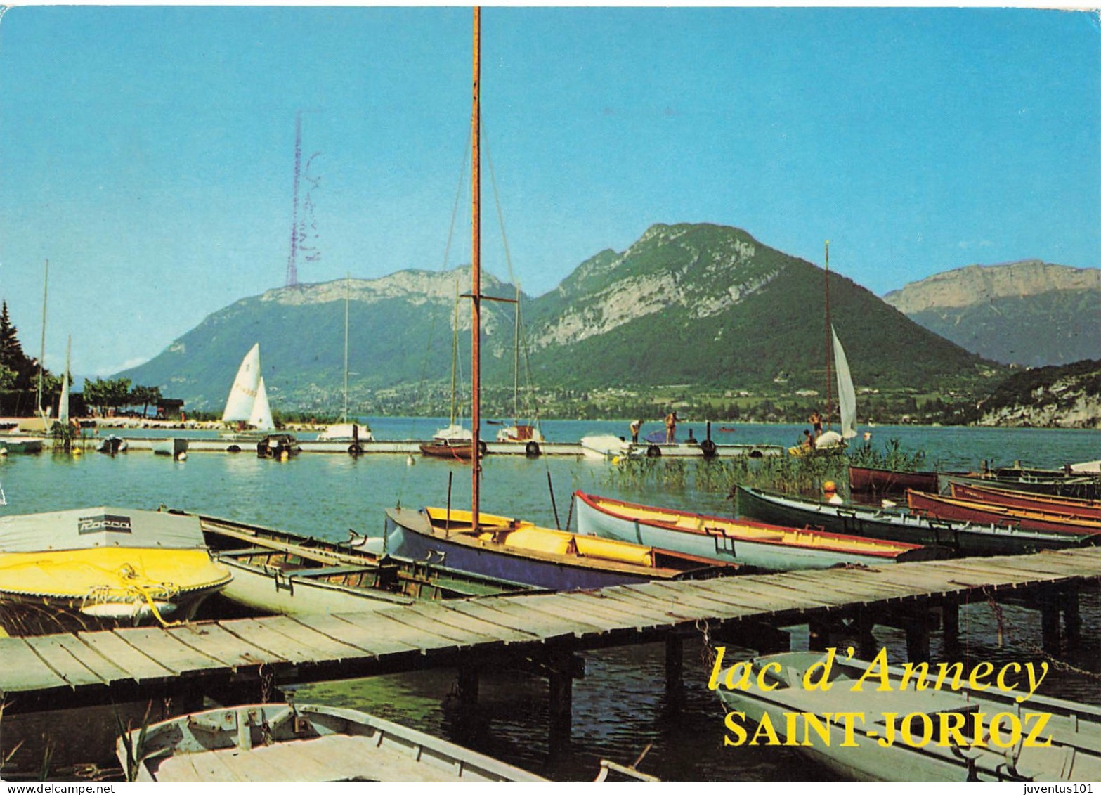 CPSM Lac D'Annecy-Saint Jorioz-Timbre        L2914 - Altri & Non Classificati