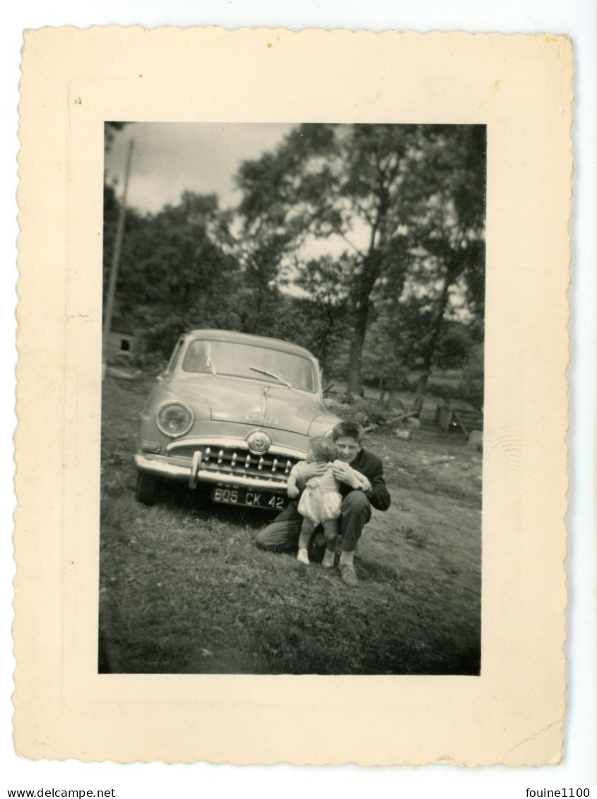 PHOTO Format 10,5 X 8 Cm Voiture Auto SIMCA ARONDE 1958 - Cars