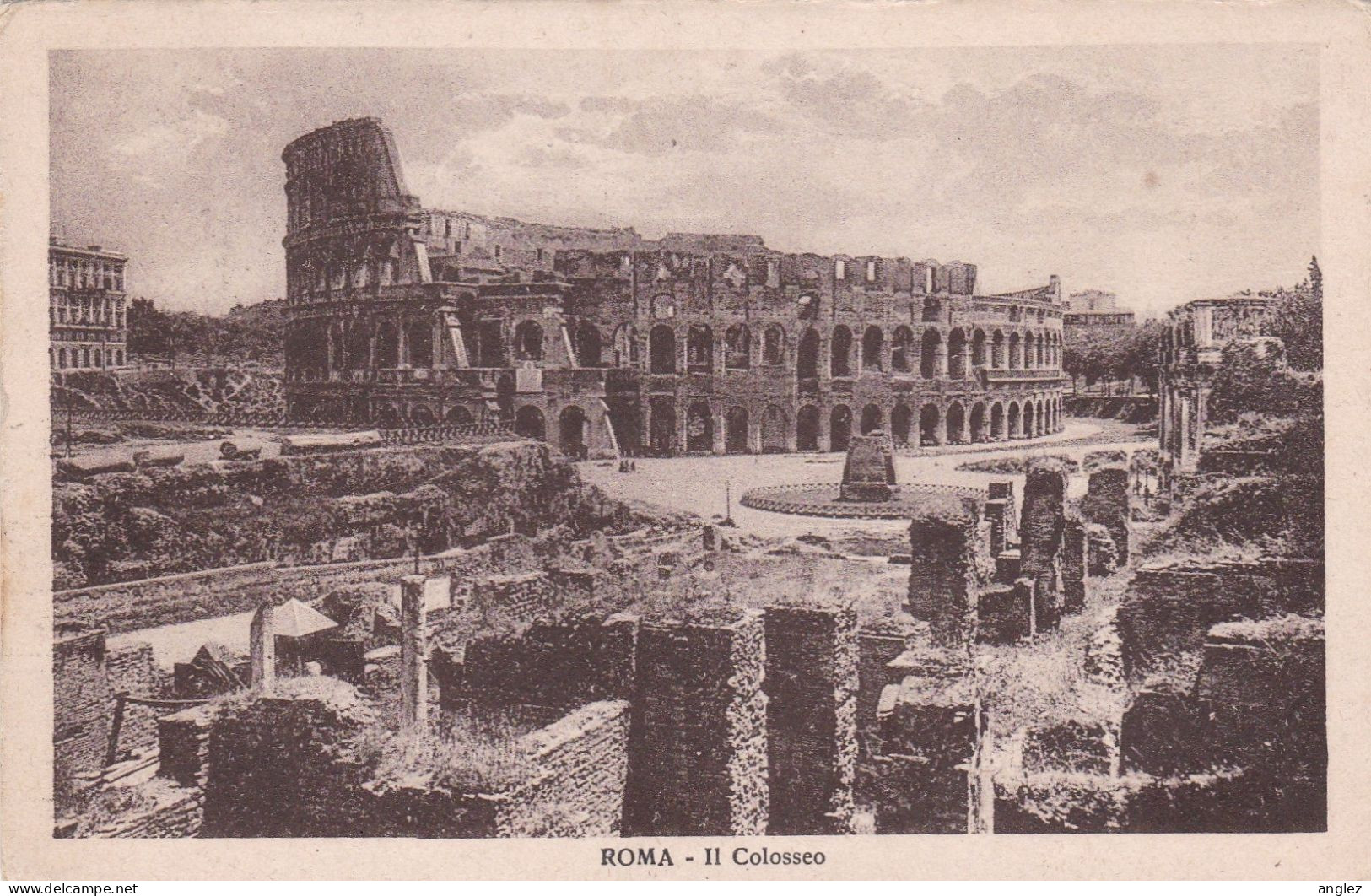 Italy - Roma Il Colsseo Posted 1928 Casamassia To Rome - Colosseum