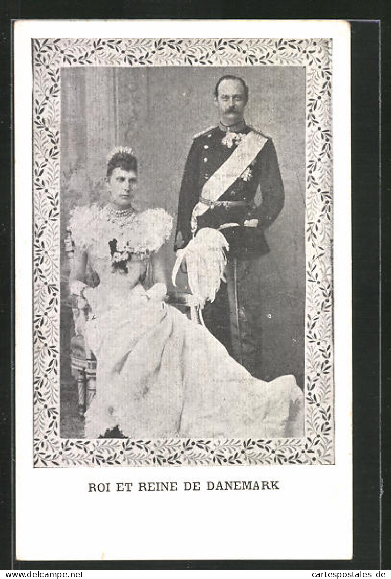 AK König Und Königin Von Dänemark  - Royal Families