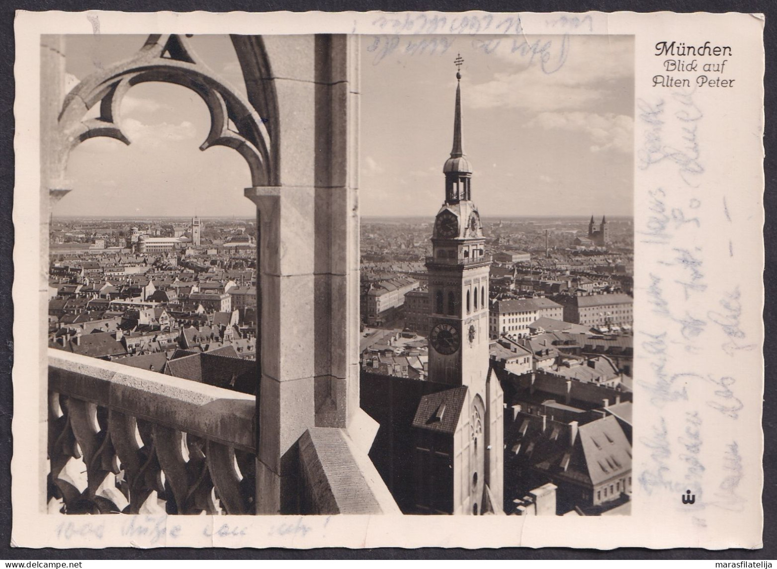 Germany, Deutschland - MÜNCHEN - MUNICH - 1953, View From "Alten Peter" - München