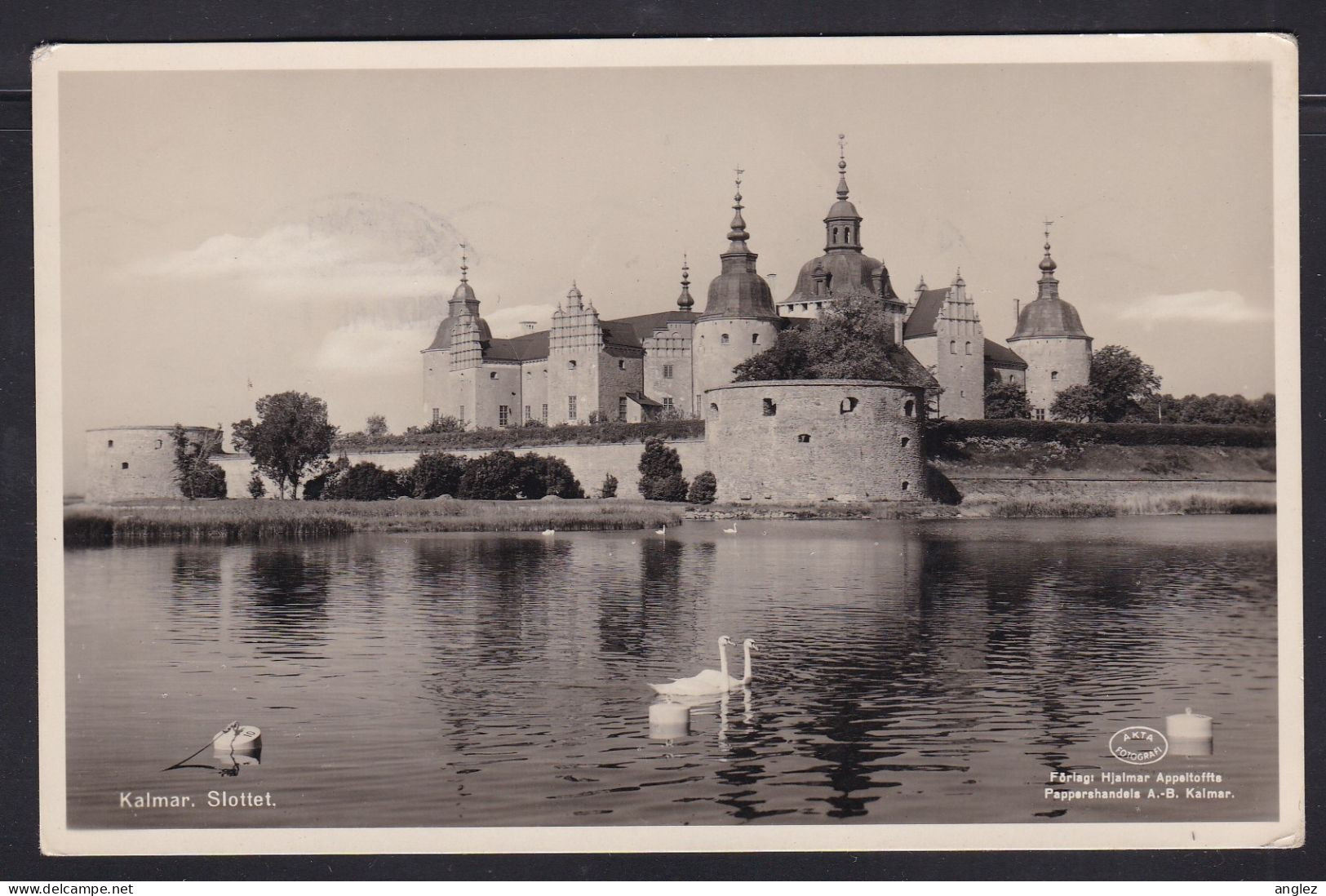 Sweden - RPPC Kalmar Slottet / Castle Posted 1948 - Sweden